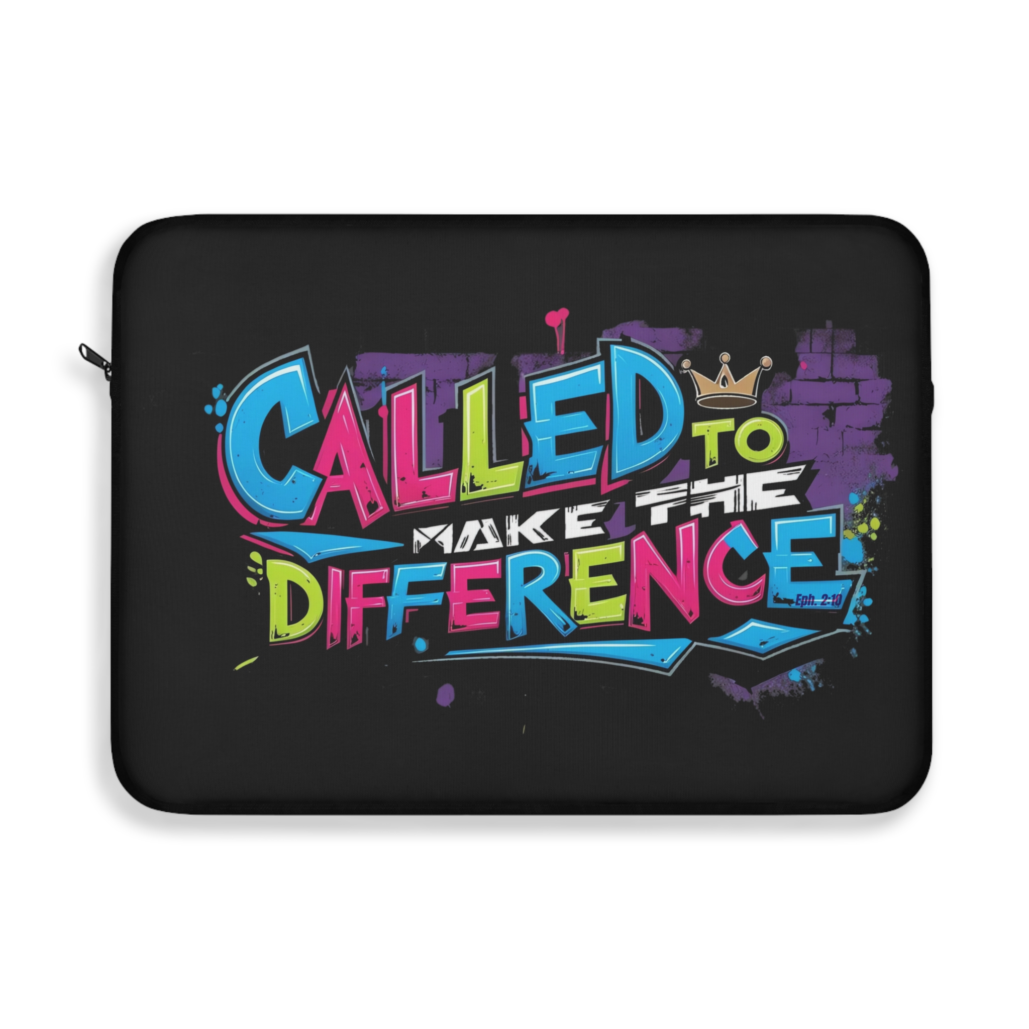 Christian Laptop Sleeve - Called to Make a Difference Pop Design 12, 13, 15 inch - Image 4