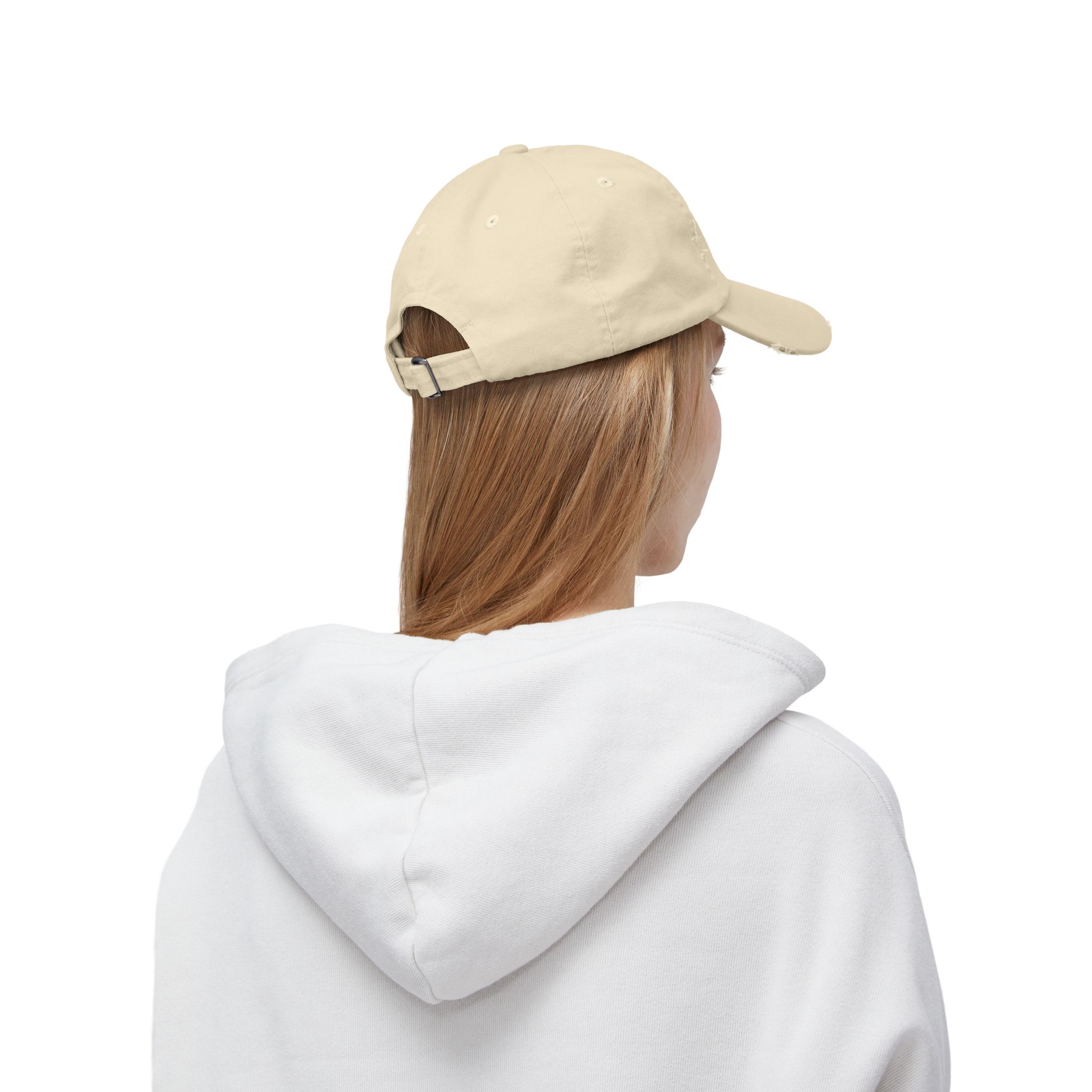 Powered by Jesus - Distressed Hat - Christian Apparel, Fun Design - Image 5