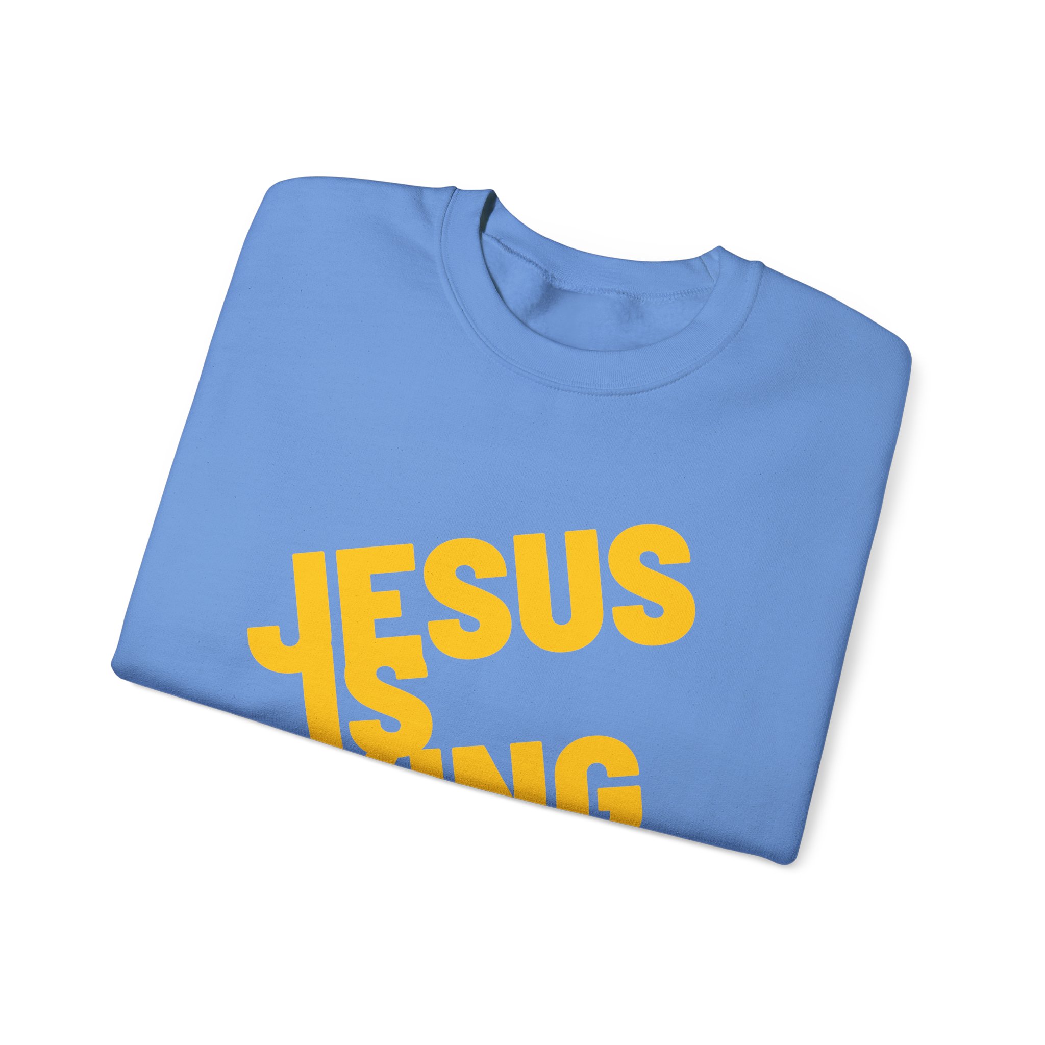 Jesus is King - Sweatshirt - Christian Apparel, Unisex Heavy Blend - Image 38
