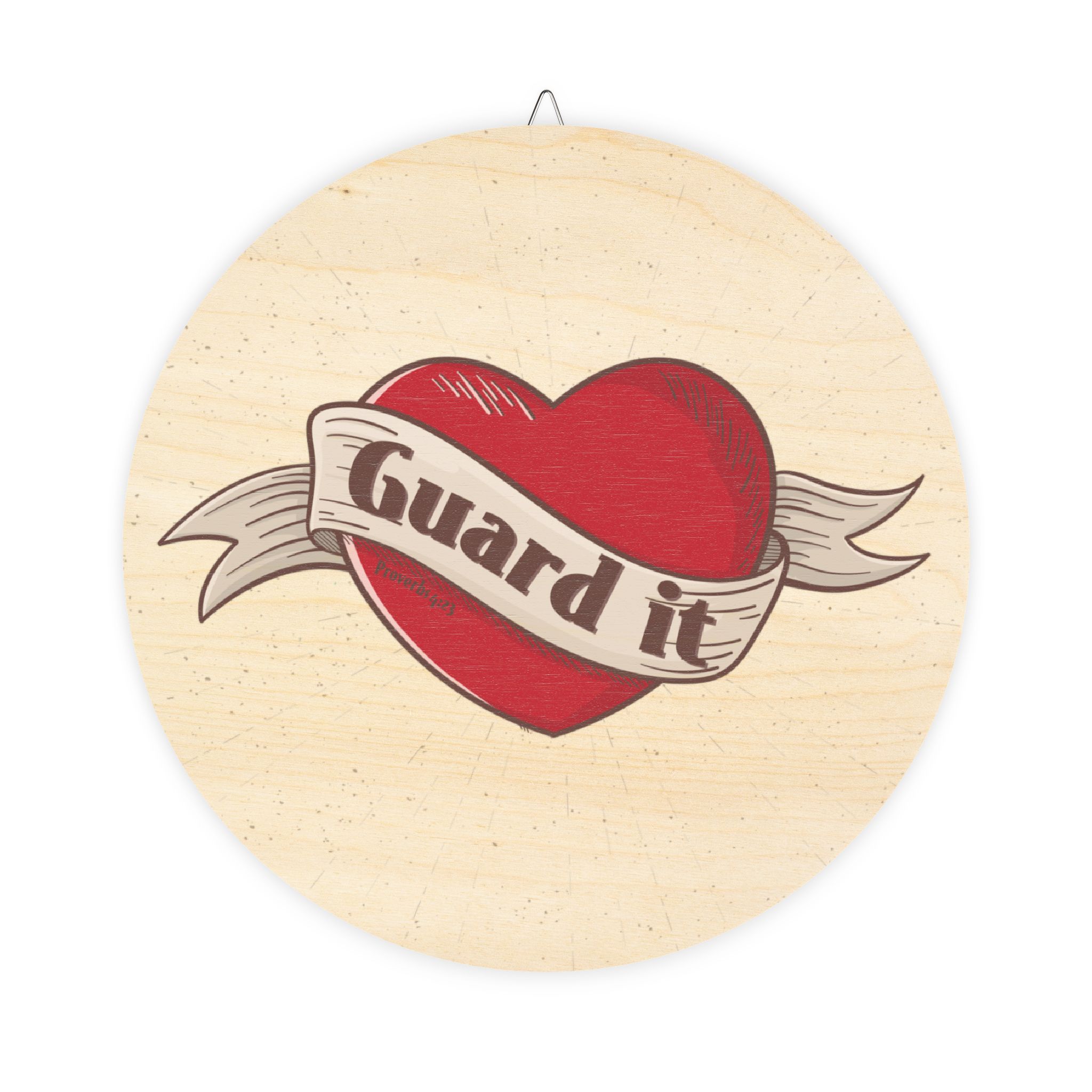 Guard It- Wooden Sign - Christian Wall Art with Proverbios 4:23, Rustic Decor - Image 7