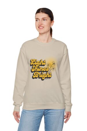 Light Shines Bright, Sweatshirt - Matthew 5:14, Christian Apparel