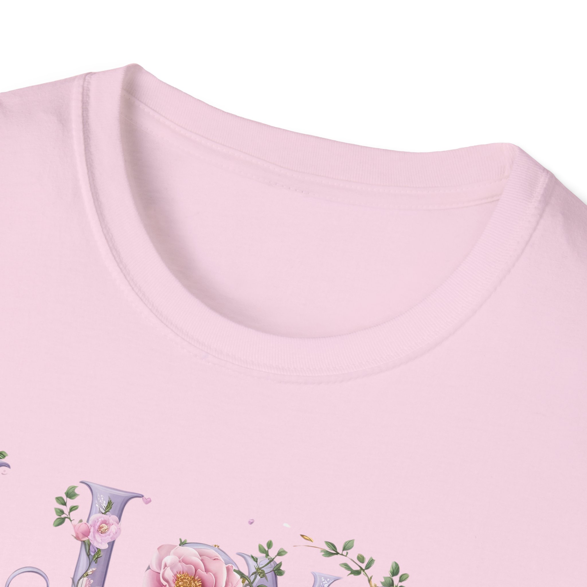 Floral 'I Love Jesus' T-Shirt - Feminine Christian Top - Soft Cotton Tee - Image 76