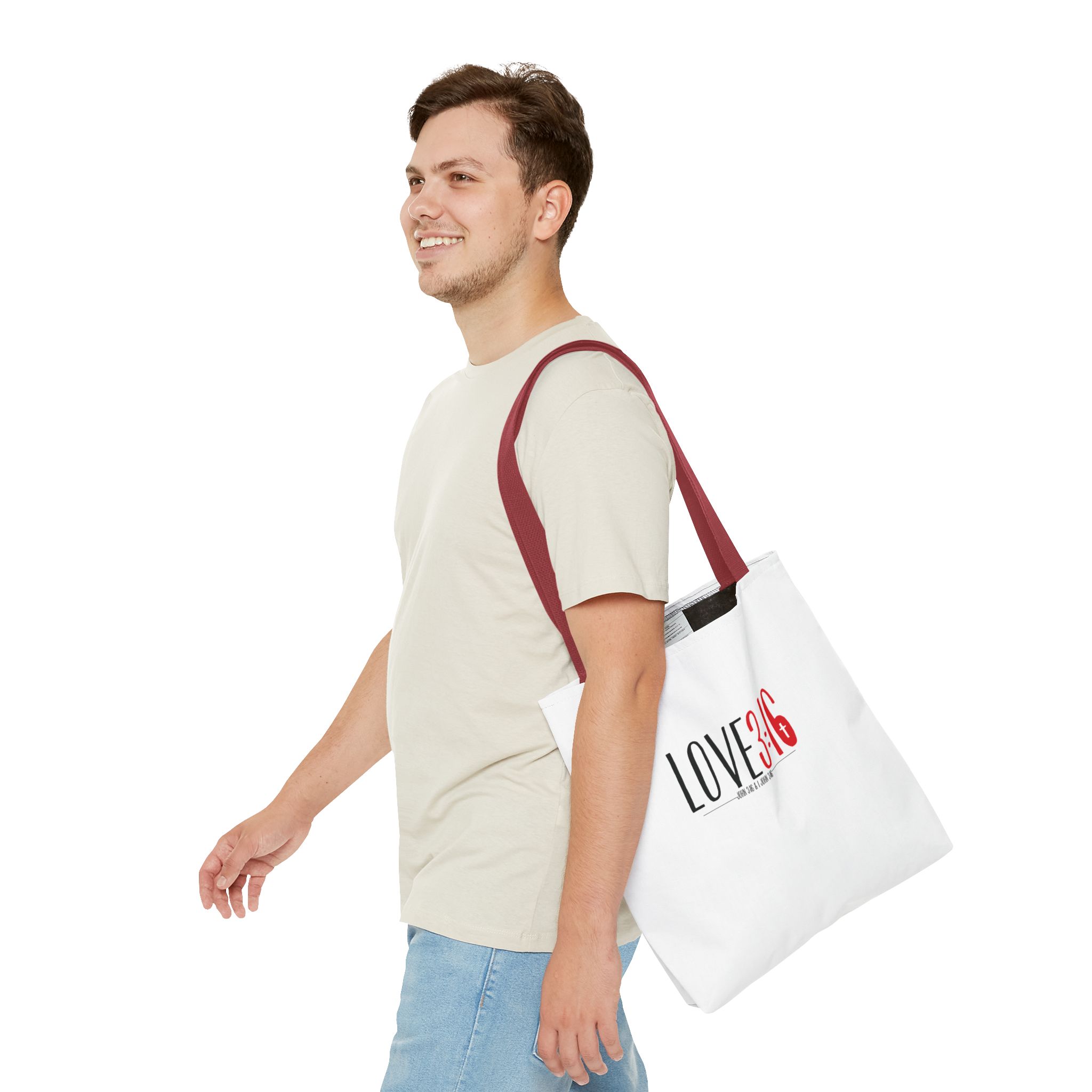 LOVE3:16 Tote Bag – Inspirational Design, Durable & Versatile for Daily Use - Image 19