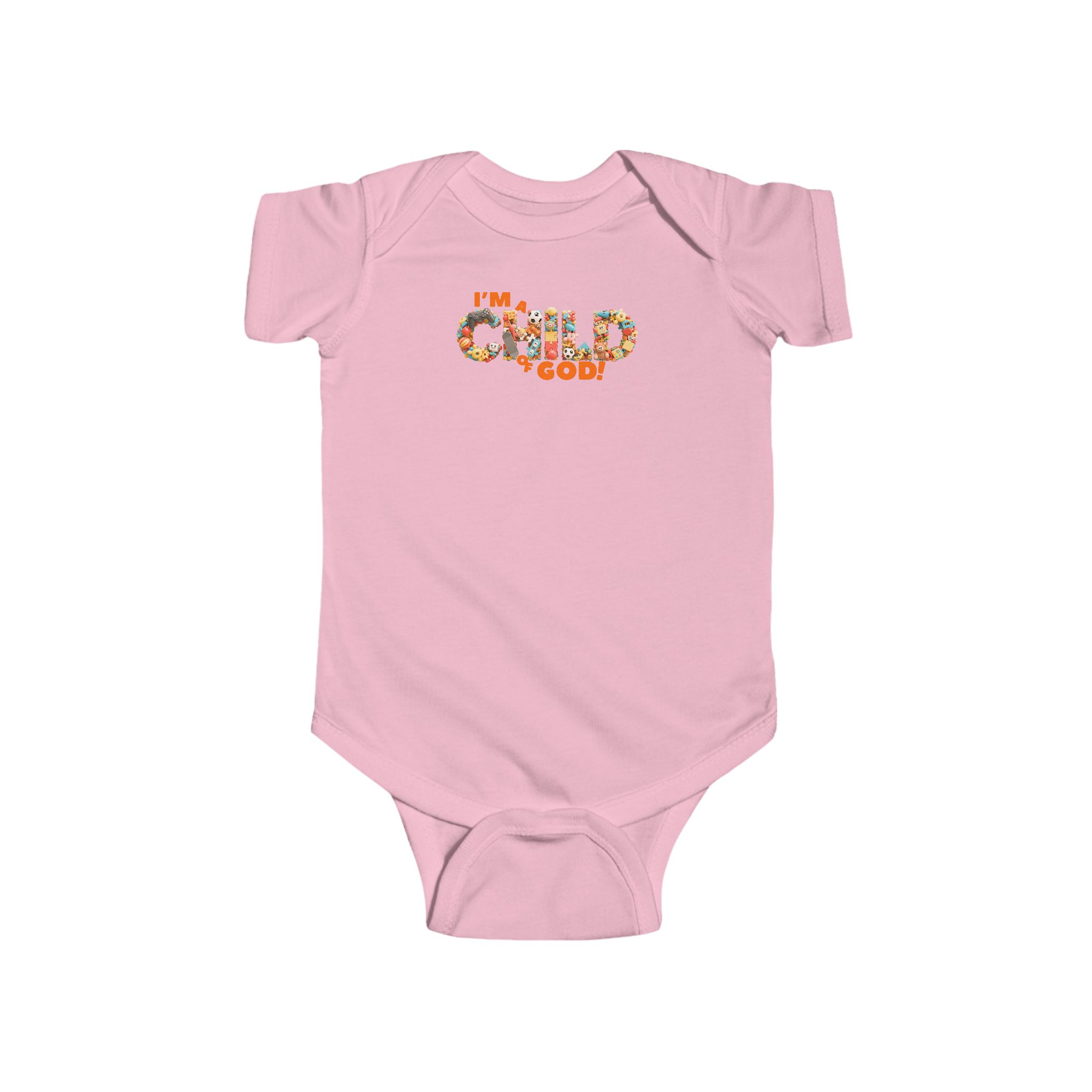 Infant Bodysuit: I Am a Child of God – Playful & Inspirational Design - Image 7
