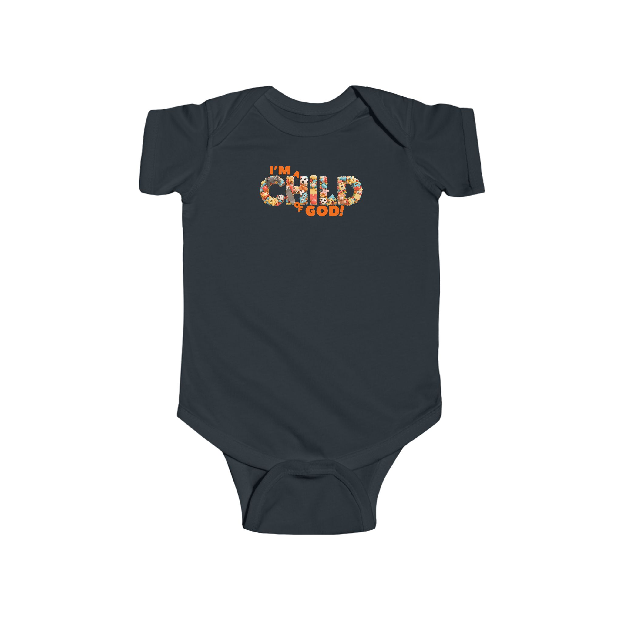 Infant Bodysuit: I Am a Child of God – Playful & Inspirational Design