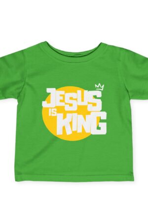 Infant Tee: Jesus is King – Playful & Inspirational Design