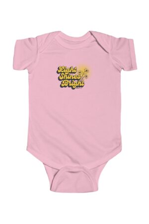 Infant Bodysuit: Light Shines Bright – Sweet & Inspirational Design for Baby Girls