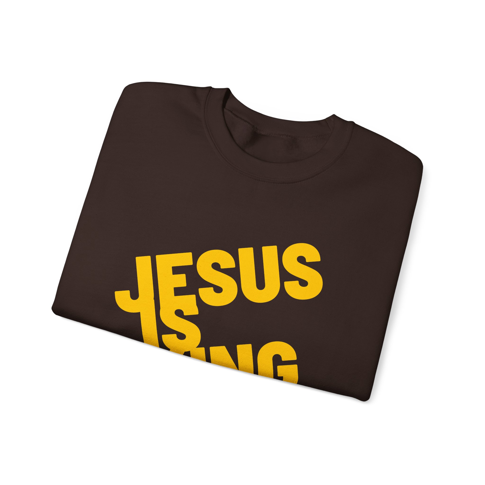 Jesus is King - Sweatshirt - Christian Apparel, Unisex Heavy Blend - Image 22