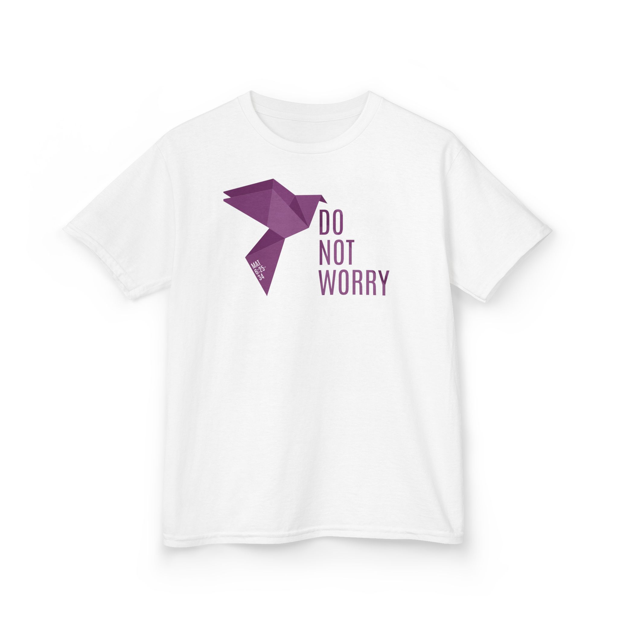 Kids Tee: Do Not Worry – Soft, Durable & Faith-Inspired Design - Image 7