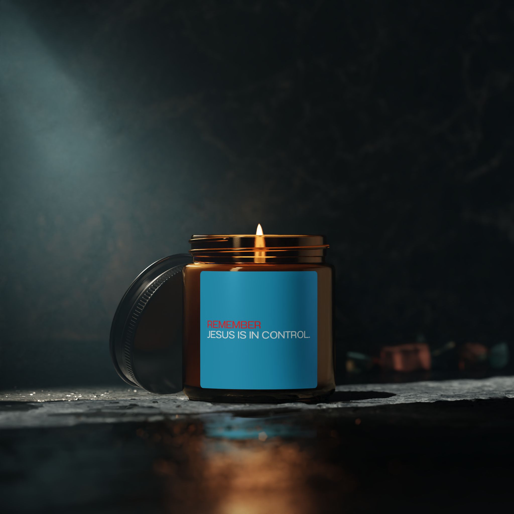 Remember: Jesus is in Control - Scented Candle - Christian Home Decor - Image 10