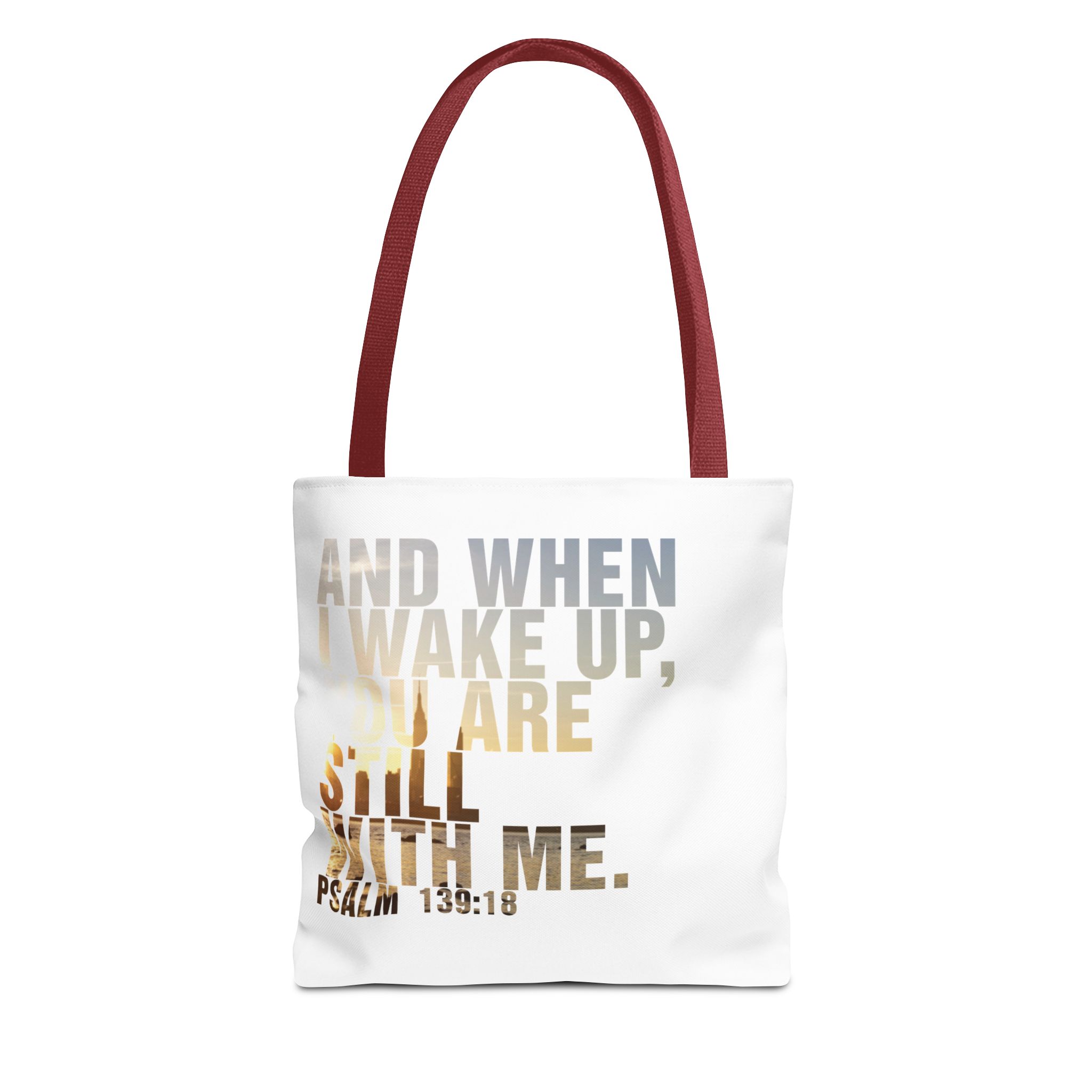 Inspirational 'And When I Wake Up' Tote Bag – Psalm 139:18, Durable & Stylish - Image 13