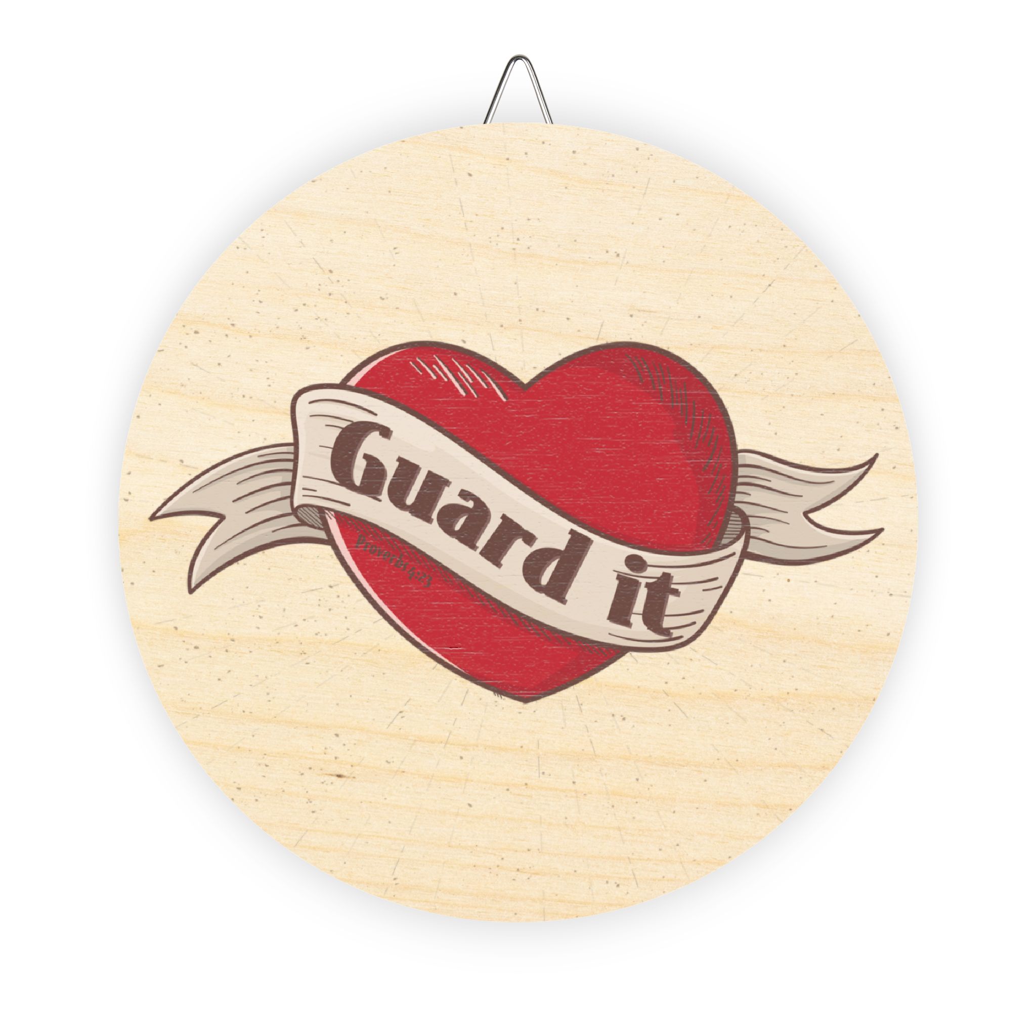 Guard It- Wooden Sign - Christian Wall Art with Proverbios 4:23, Rustic Decor - Image 10