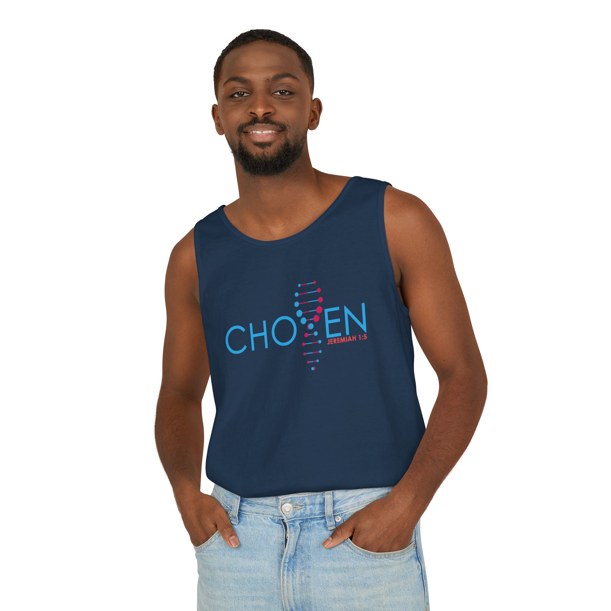 Chosen / DNA - Faith-Inspired Unisex Tank - Image 8
