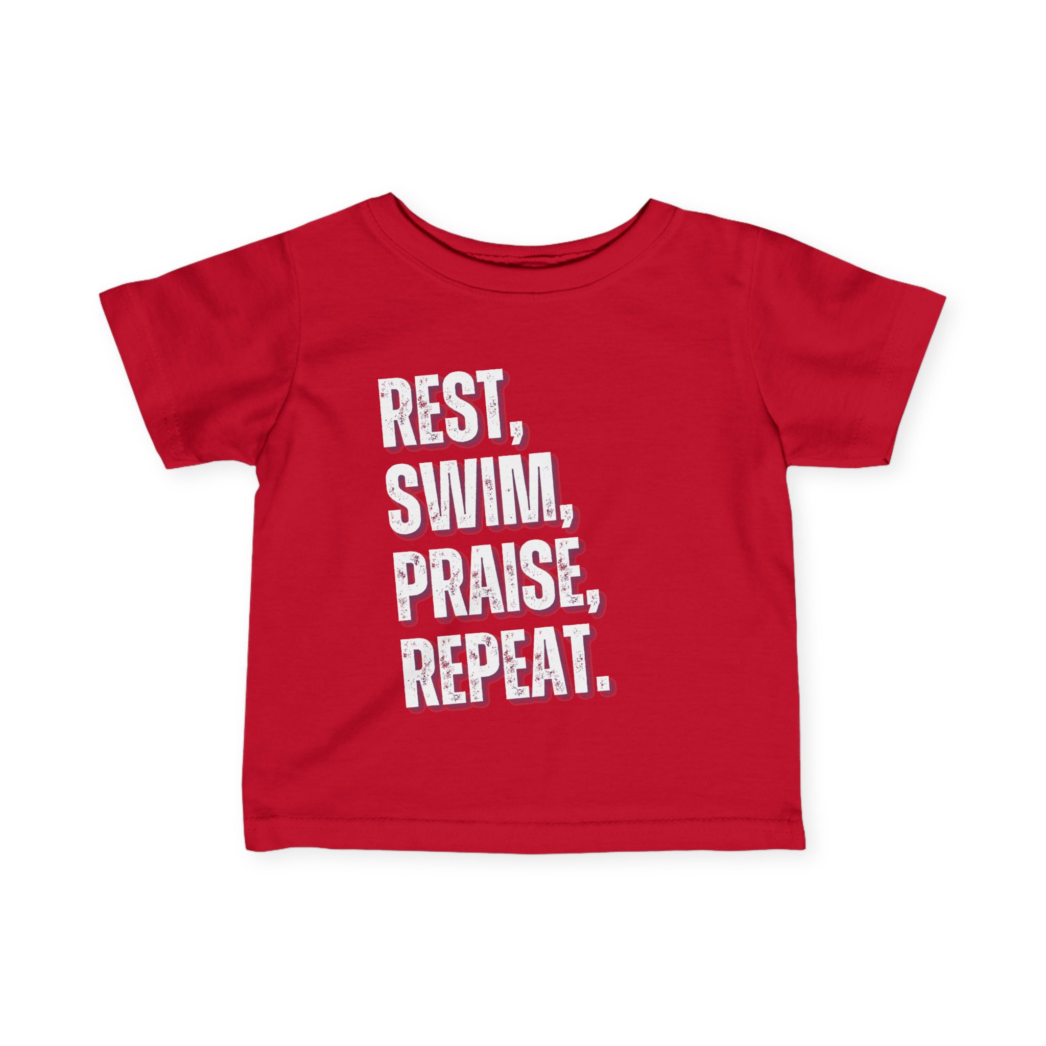 Infant Tee: Rest, Swim, Praise, Repeat – Summer-Inspired Design - Image 40