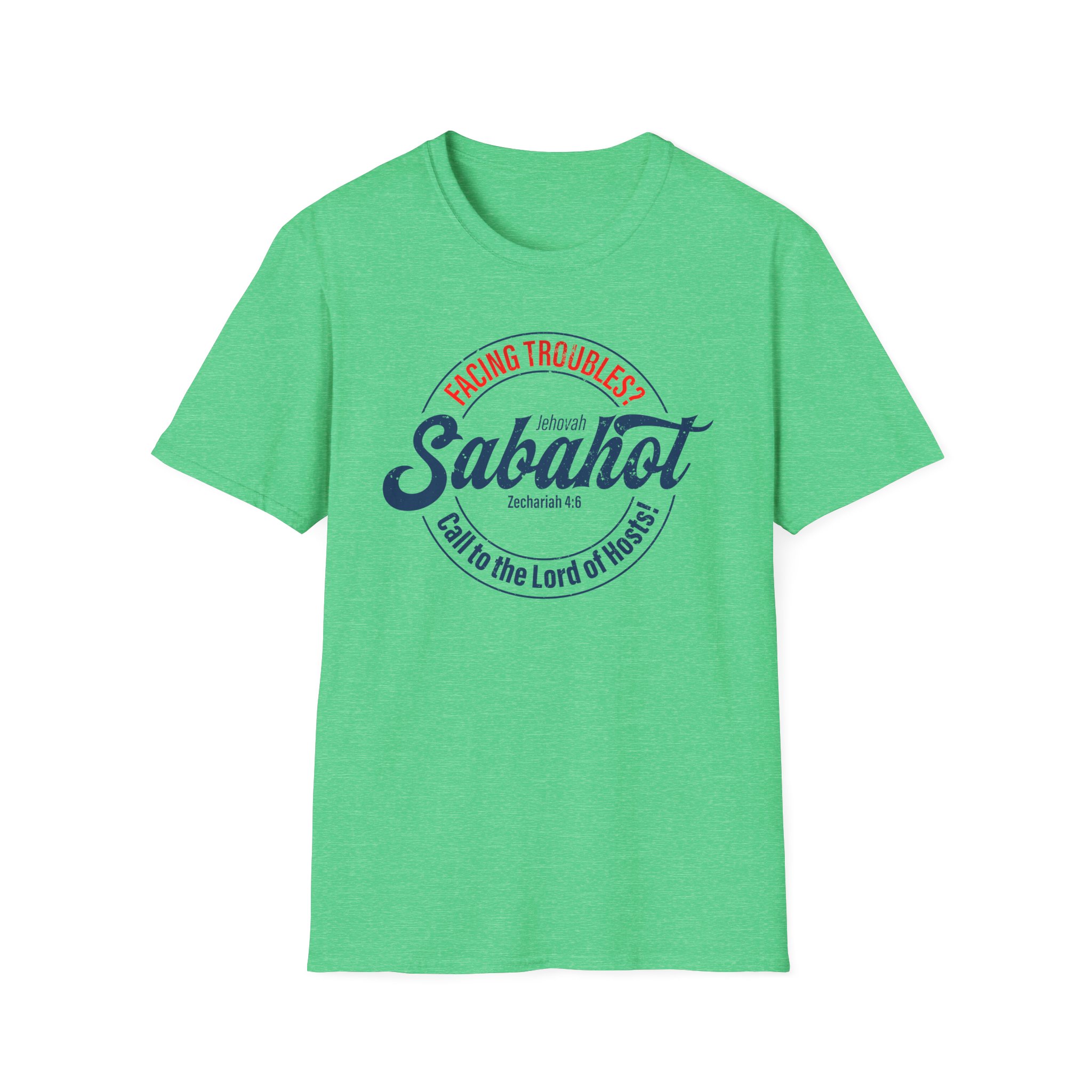 Jehovah Sabaoth T-Shirt - Lord of Hosts Christian Tee for Troubled Times - Image 47