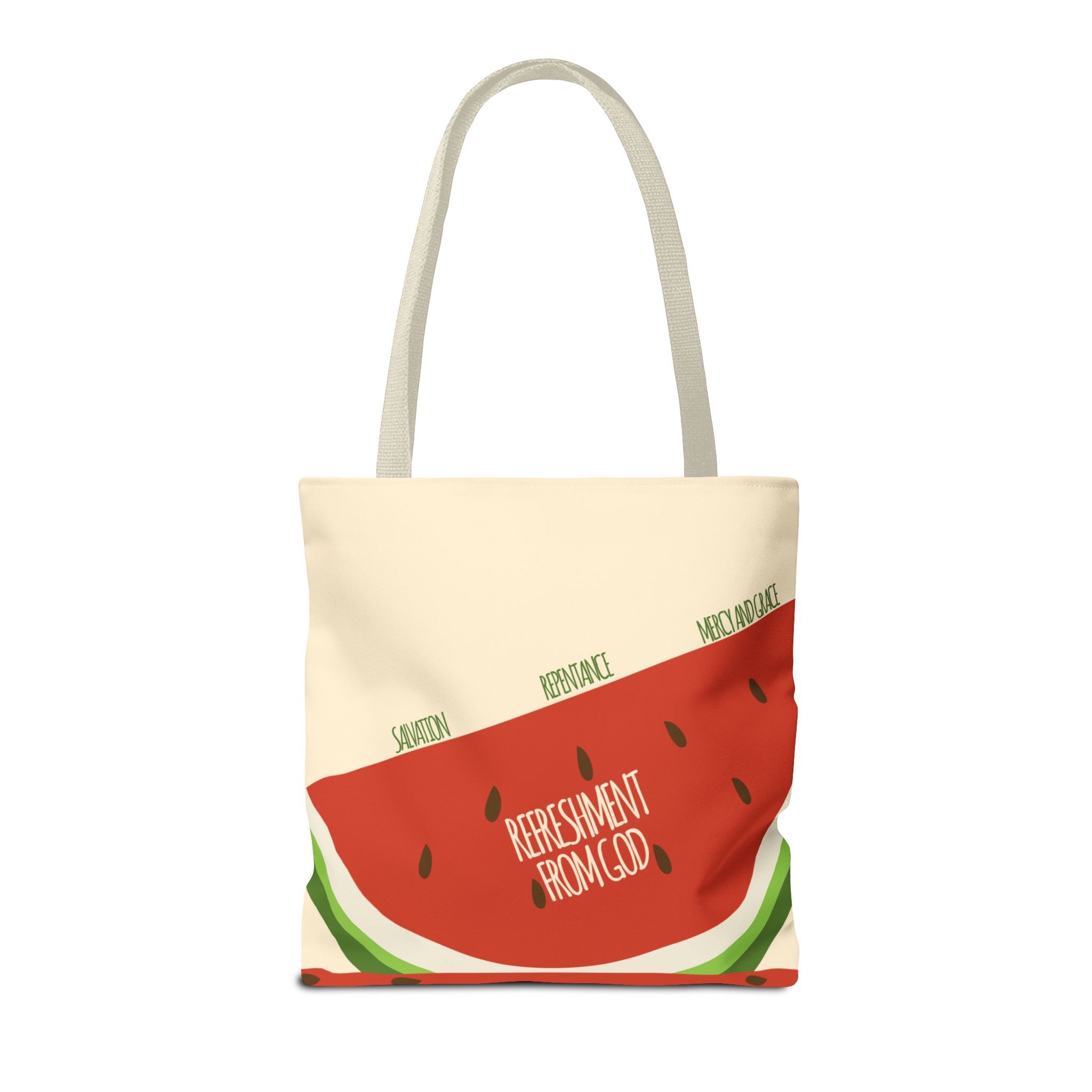 Watermelon Tote Bag - 'Salvation, Repentance, Mercy & Grace' Design, Perfect for Summer - Image 22