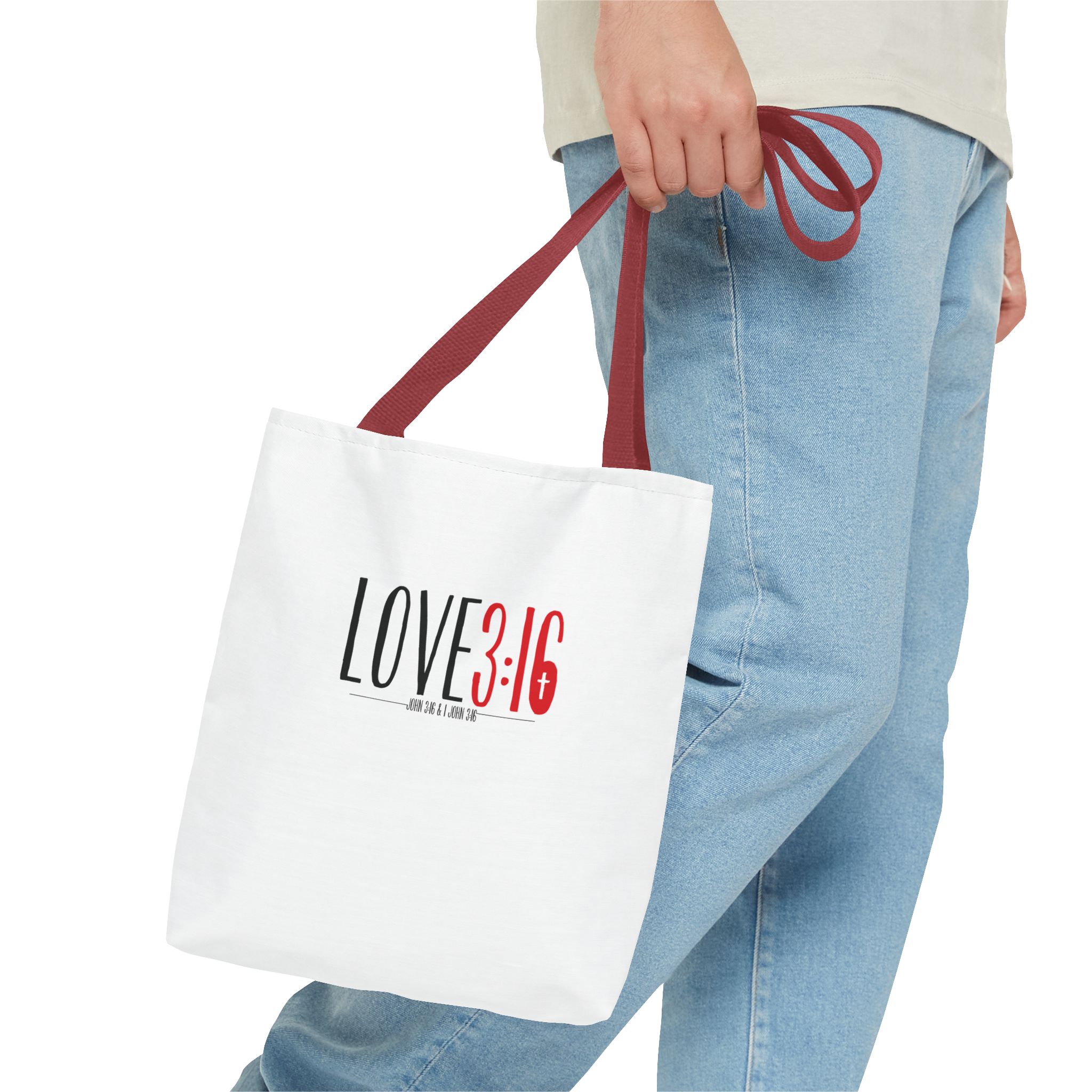 LOVE3:16 Tote Bag – Inspirational Design, Durable & Versatile for Daily Use - Image 15