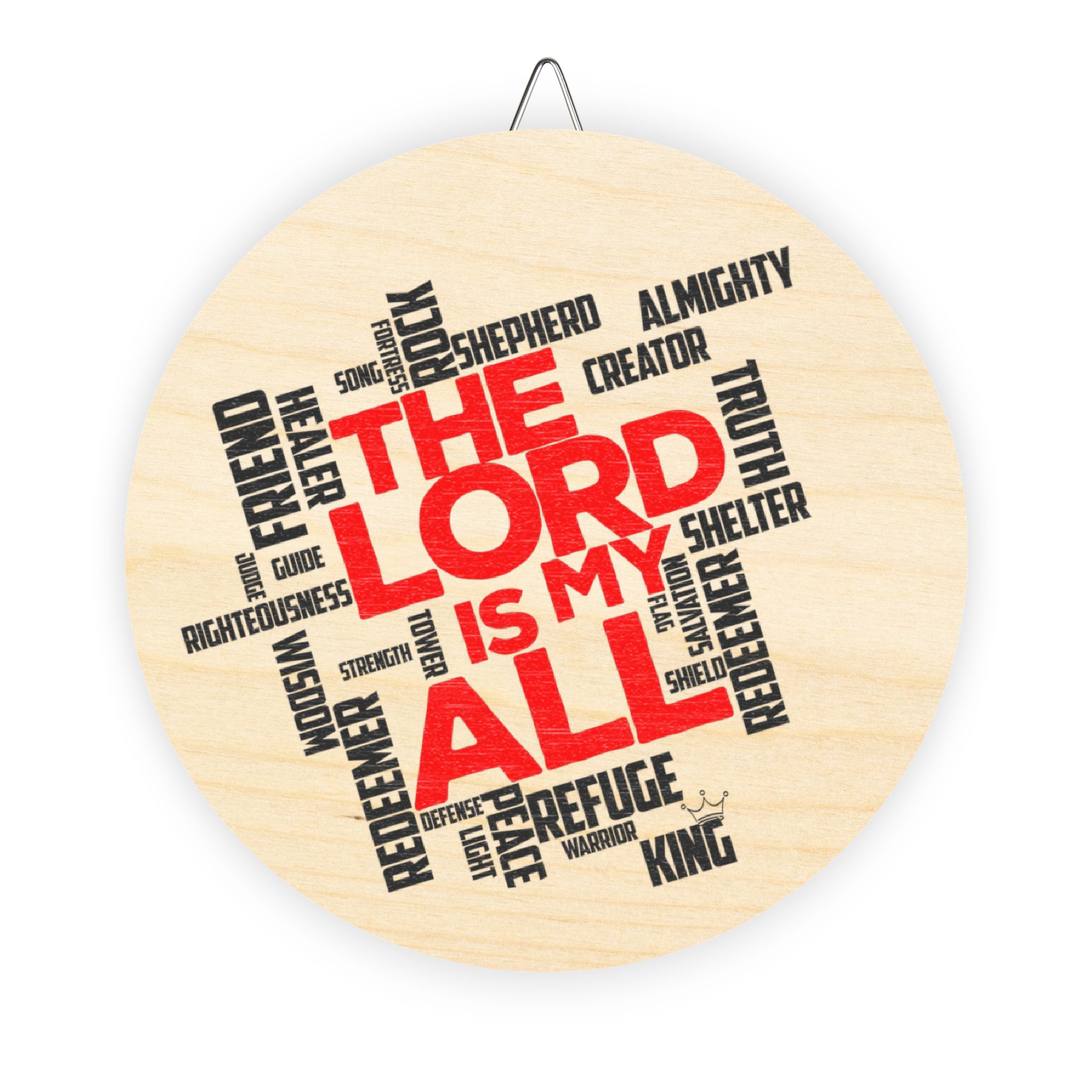 The Lord is My All - Wooden Sign - Christian Wall Art with Inspirational Design - Image 10