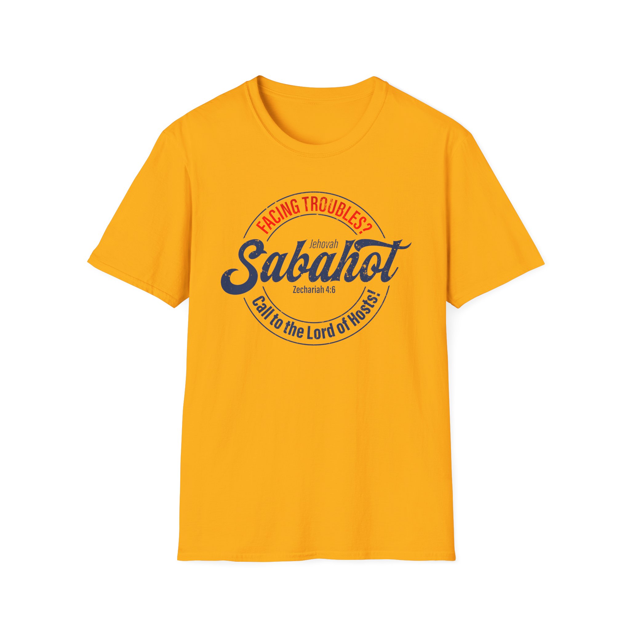 Jehovah Sabaoth T-Shirt - Lord of Hosts Christian Tee for Troubled Times - Image 23