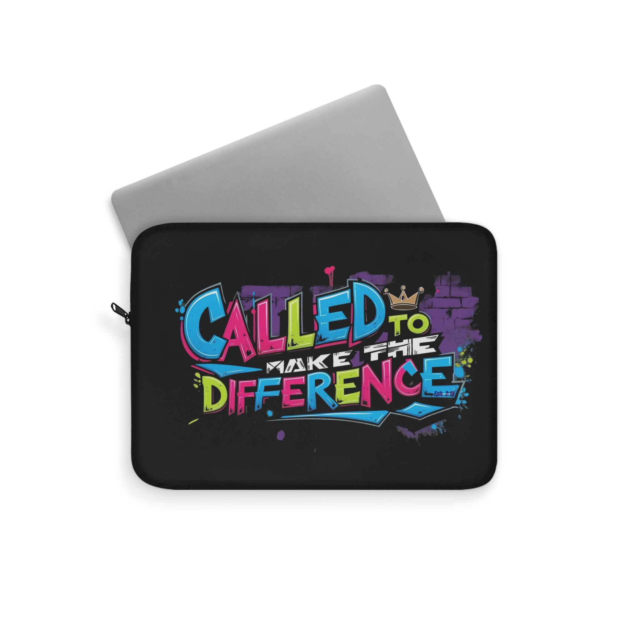 Christian Laptop Sleeve - Called to Make a Difference Pop Design 12, 13, 15 inch - Image 8