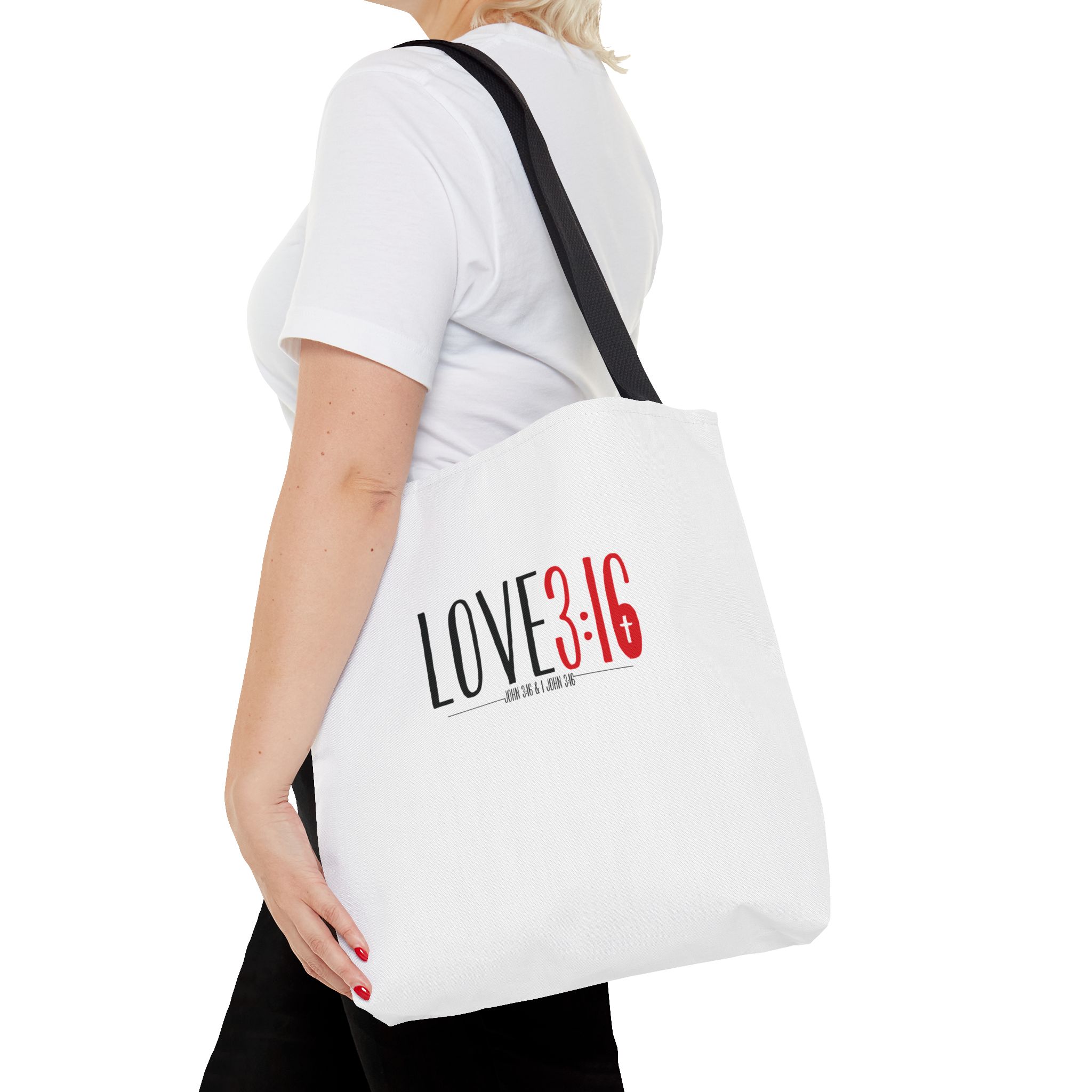 LOVE3:16 Tote Bag – Inspirational Design, Durable & Versatile for Daily Use - Image 8