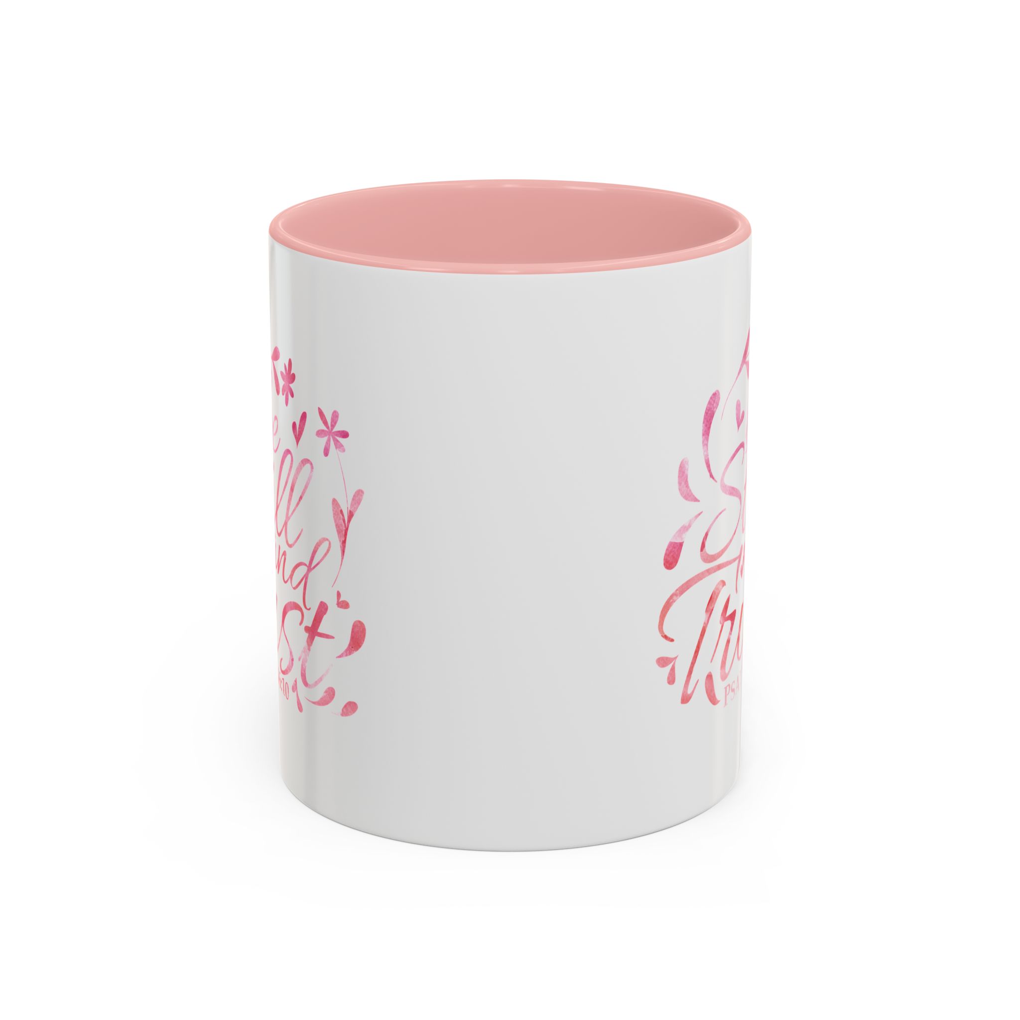 Be Still and Trust Pink Mug, Inspired by Psalm 46:10 | Christian Gift, 11oz/15oz - Image 5