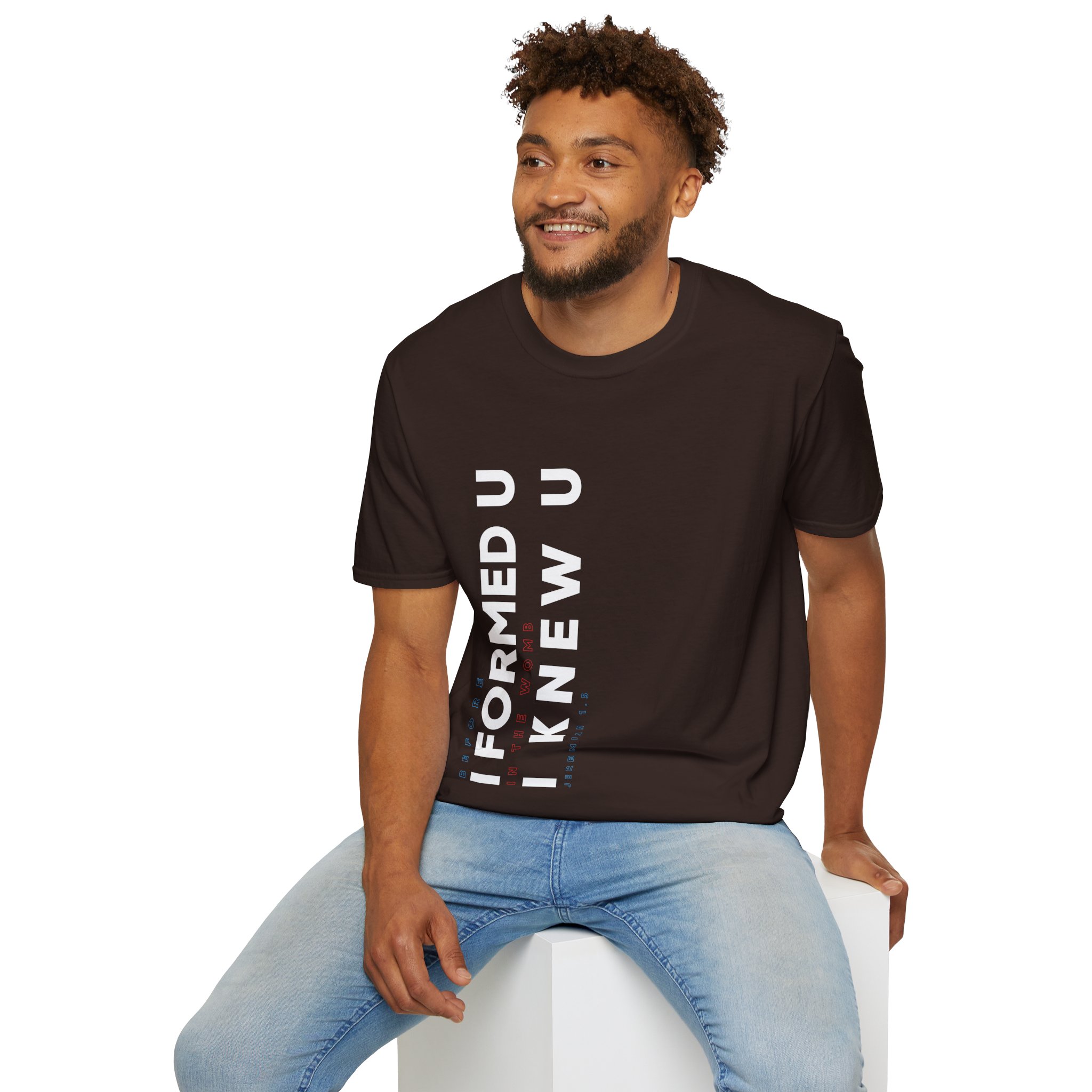 I Formed U, I Knew U-Unisex Christian Softstyle Tee - Image 12