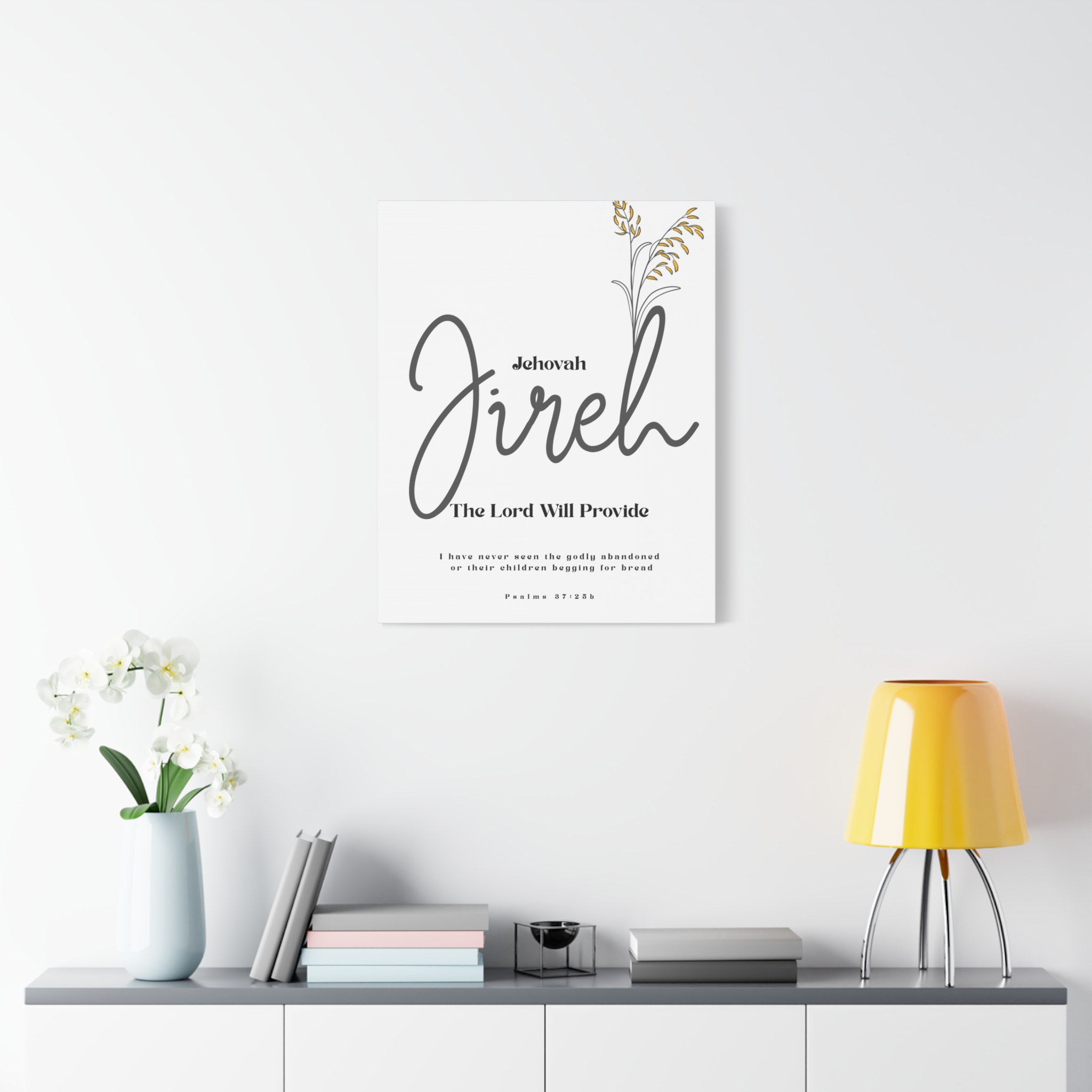 Jehovah Jireh Canvas - Minimalist 'The Lord Will Provide' Wall Art, Ready to Hang - Image 15