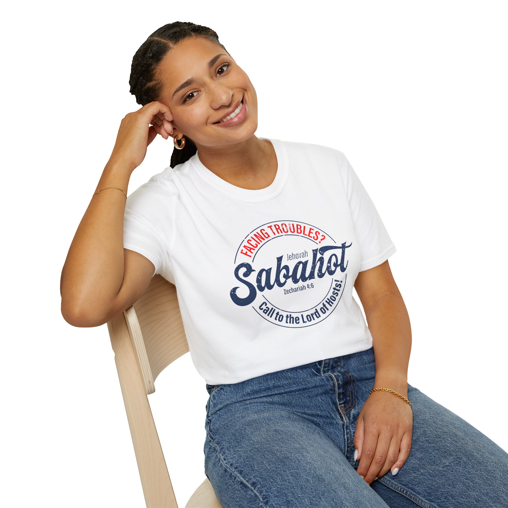 Jehovah Sabaoth T-Shirt - Lord of Hosts Christian Tee for Troubled Times - Image 12
