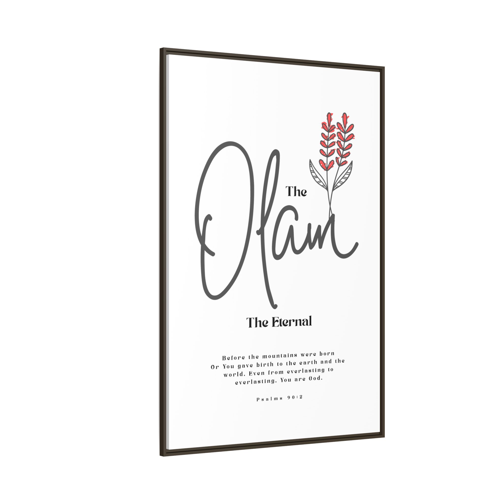 El Olam Framed Canvas - The Eternal God- Timeless Multi-Color Scripture Art - Image 54