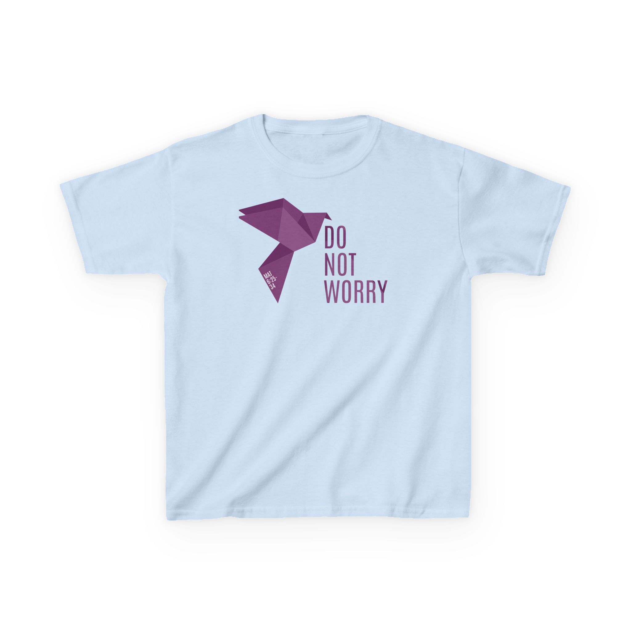 Kids Tee: Do Not Worry – Soft, Durable & Faith-Inspired Design - Image 17