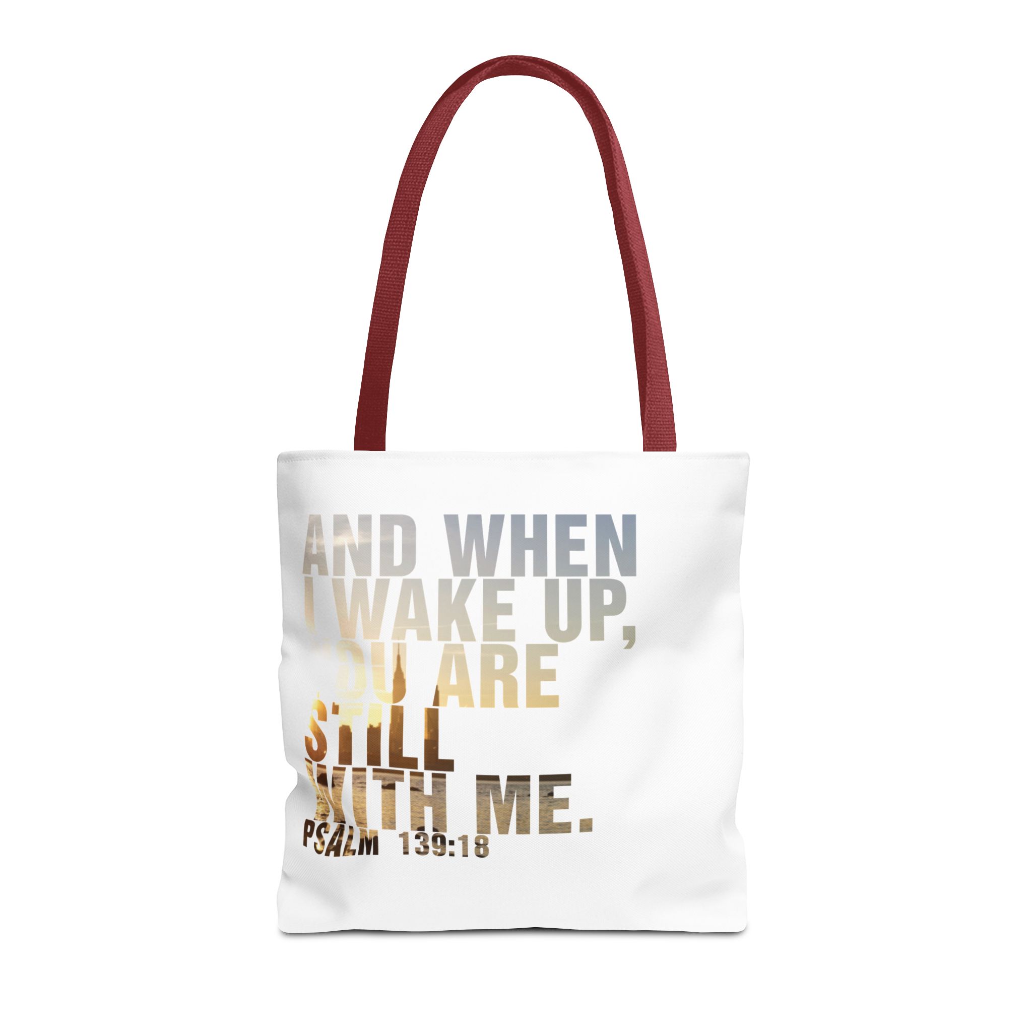 Inspirational 'And When I Wake Up' Tote Bag – Psalm 139:18, Durable & Stylish - Image 17