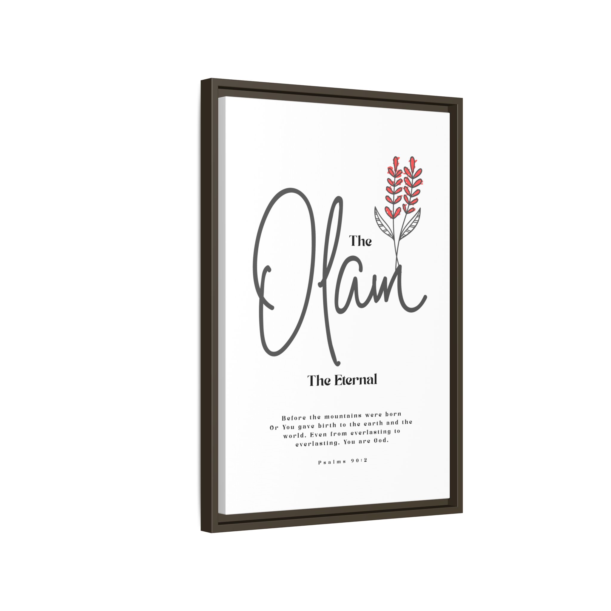 El Olam Framed Canvas - The Eternal God- Timeless Multi-Color Scripture Art - Image 42