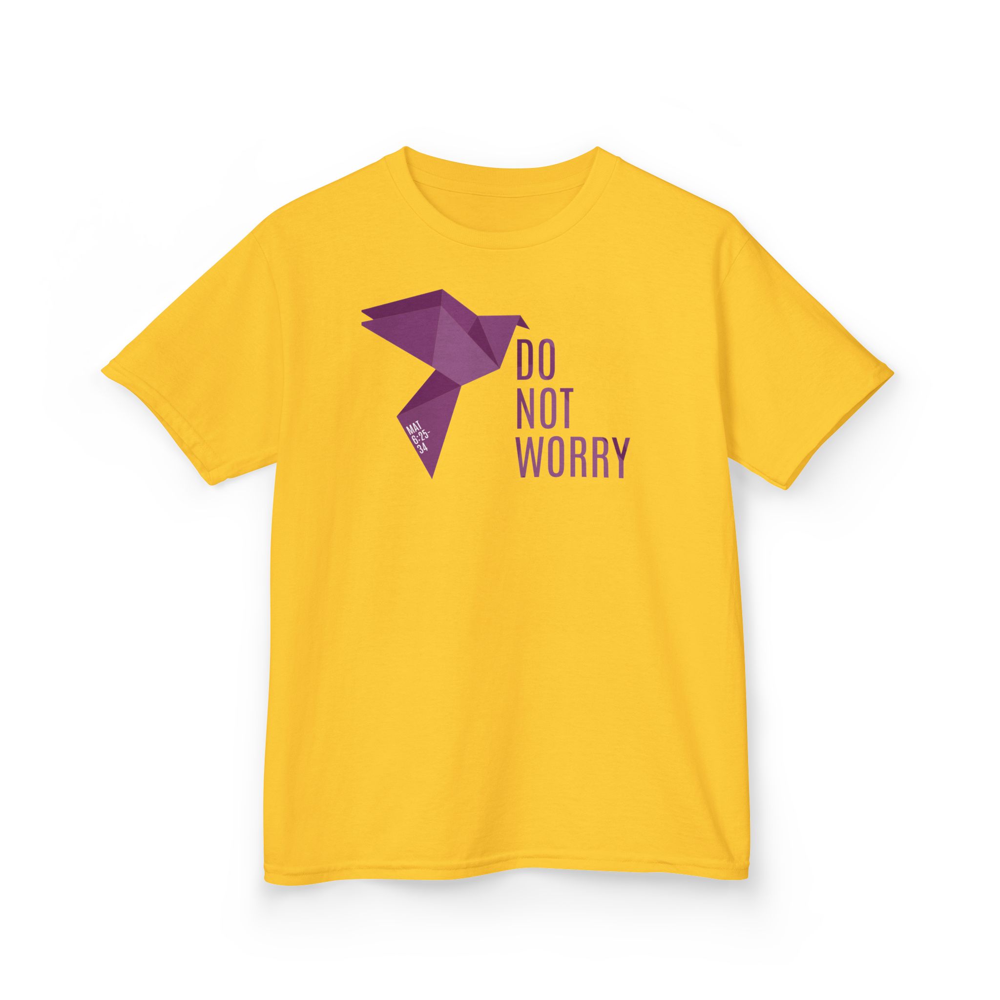 Kids Tee: Do Not Worry – Soft, Durable & Faith-Inspired Design - Image 15