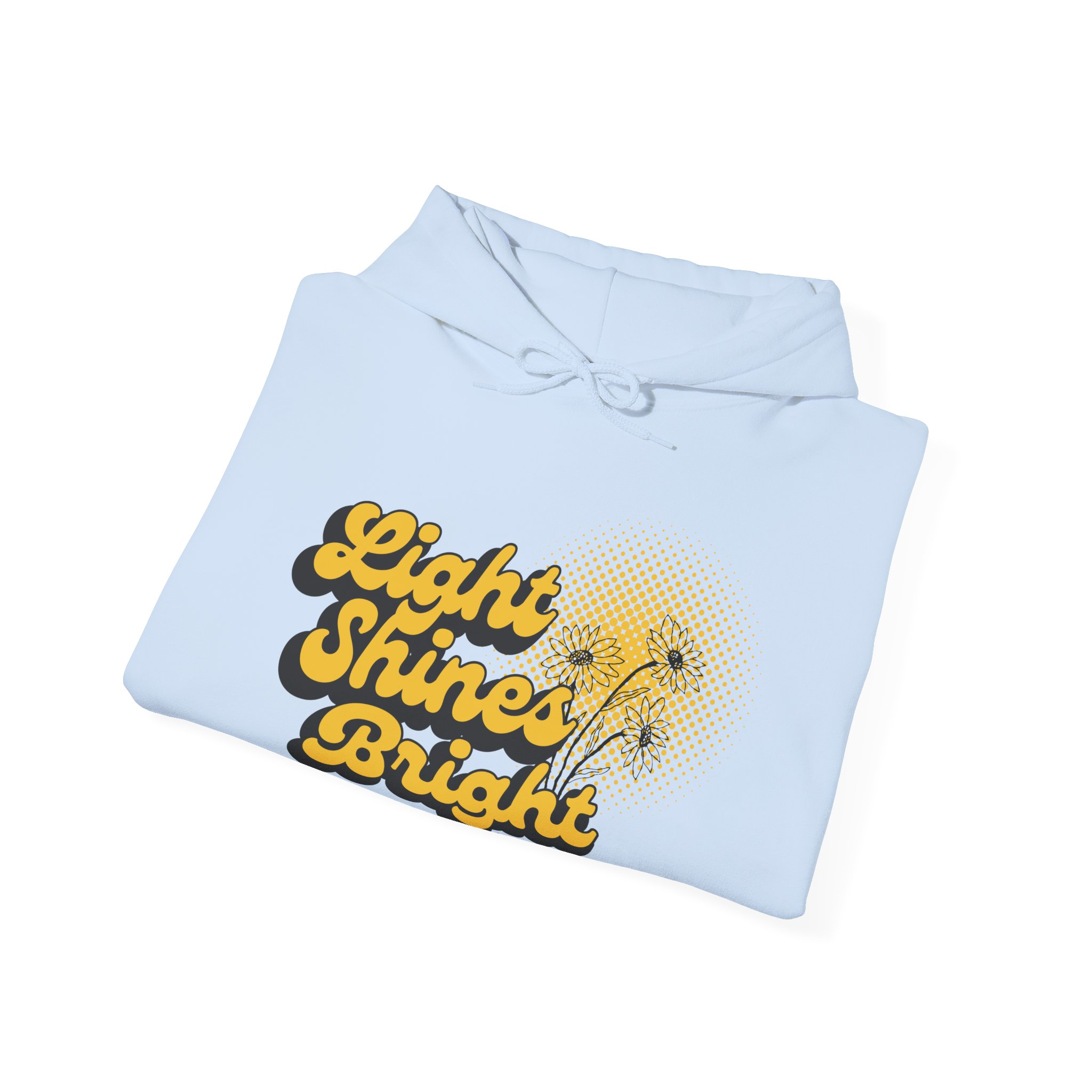 Women’s Hooded Sweatshirt: Light Shines Bright – Cozy & Inspirational Design - Image 22