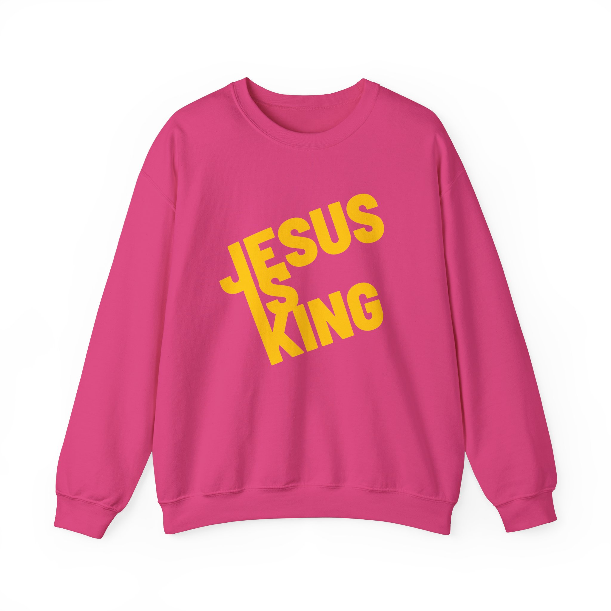 Jesus is King - Sweatshirt - Christian Apparel, Unisex Heavy Blend - Image 52