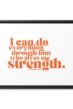 I Can Do All Things, Canvas - Philippians 4:13, Christian Wall Art