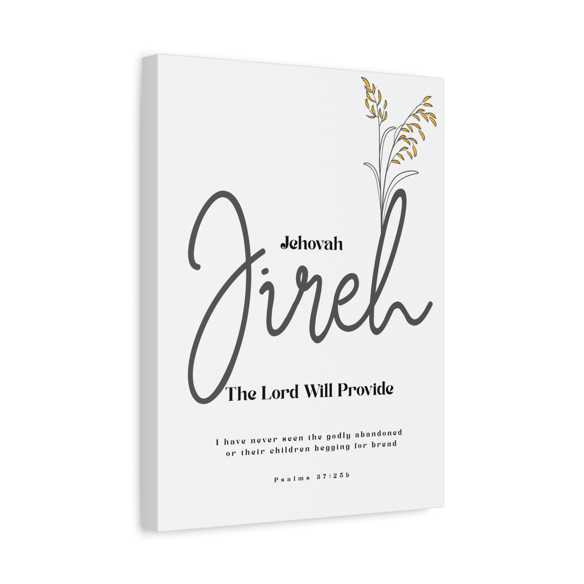 Jehovah Jireh Canvas - Minimalist 'The Lord Will Provide' Wall Art, Ready to Hang - Image 6
