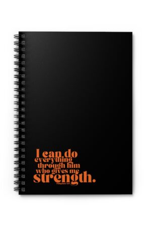 I Can Do All Things, Spiral Notebook - Philippians 4:13