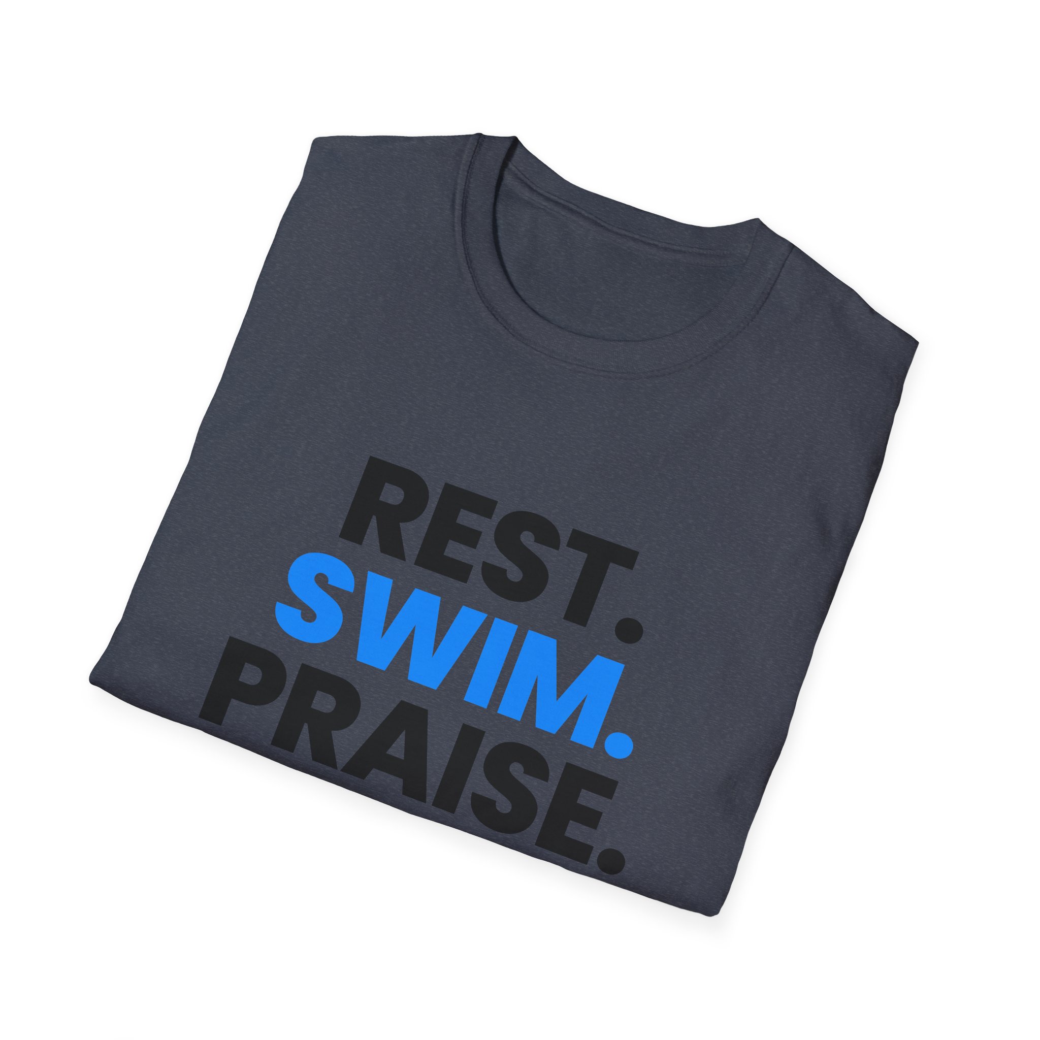 Unisex T-Shirt - 'Rest, Swim, Praise, Repeat' Design, Perfect for Summer Vibes - Image 16