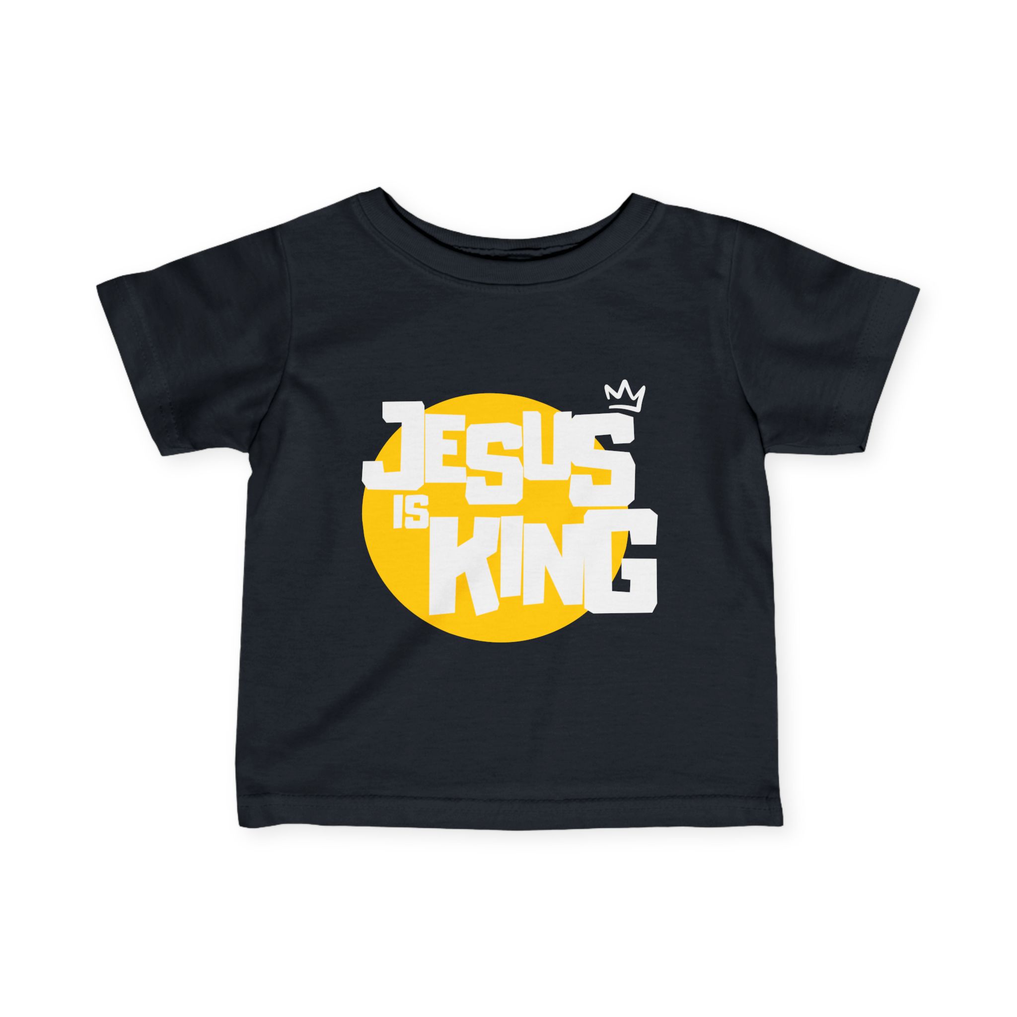 Infant Tee: Jesus is King – Playful & Inspirational Design - Image 13