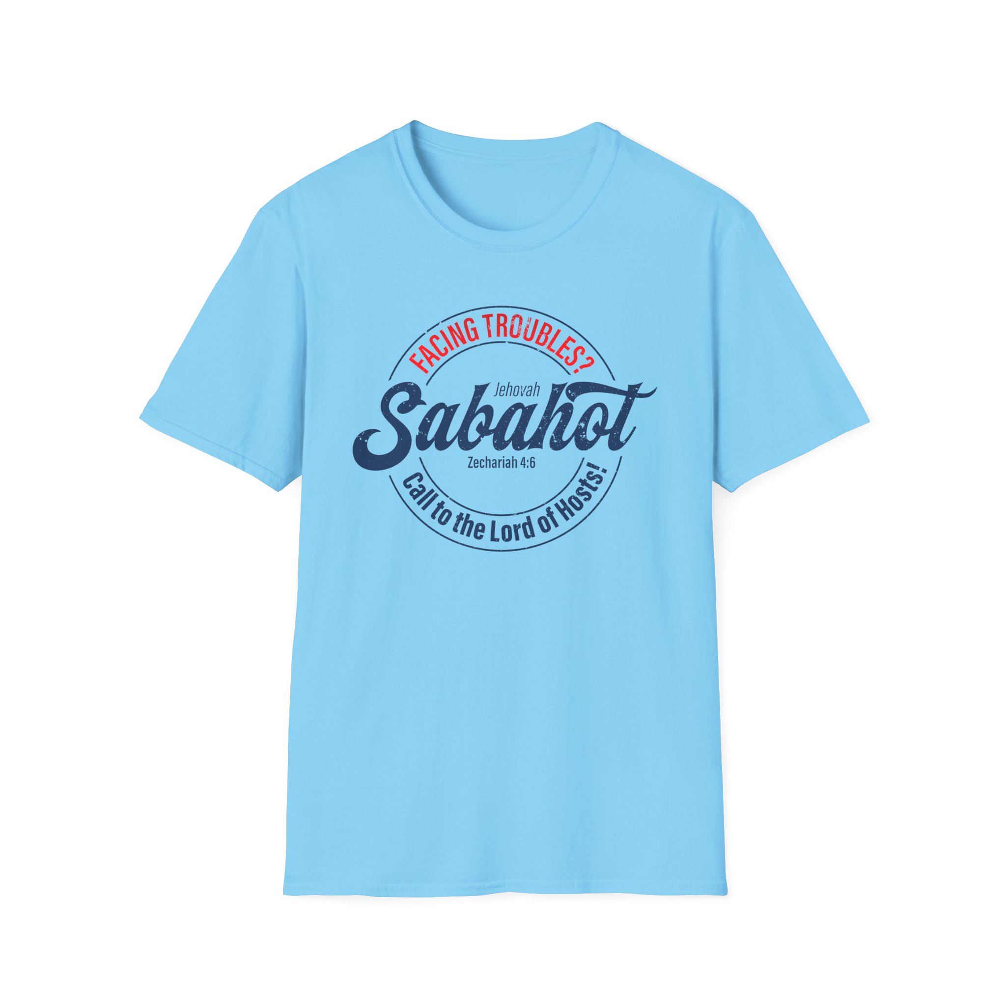 Jehovah Sabaoth T-Shirt - Lord of Hosts Christian Tee for Troubled Times - Image 51