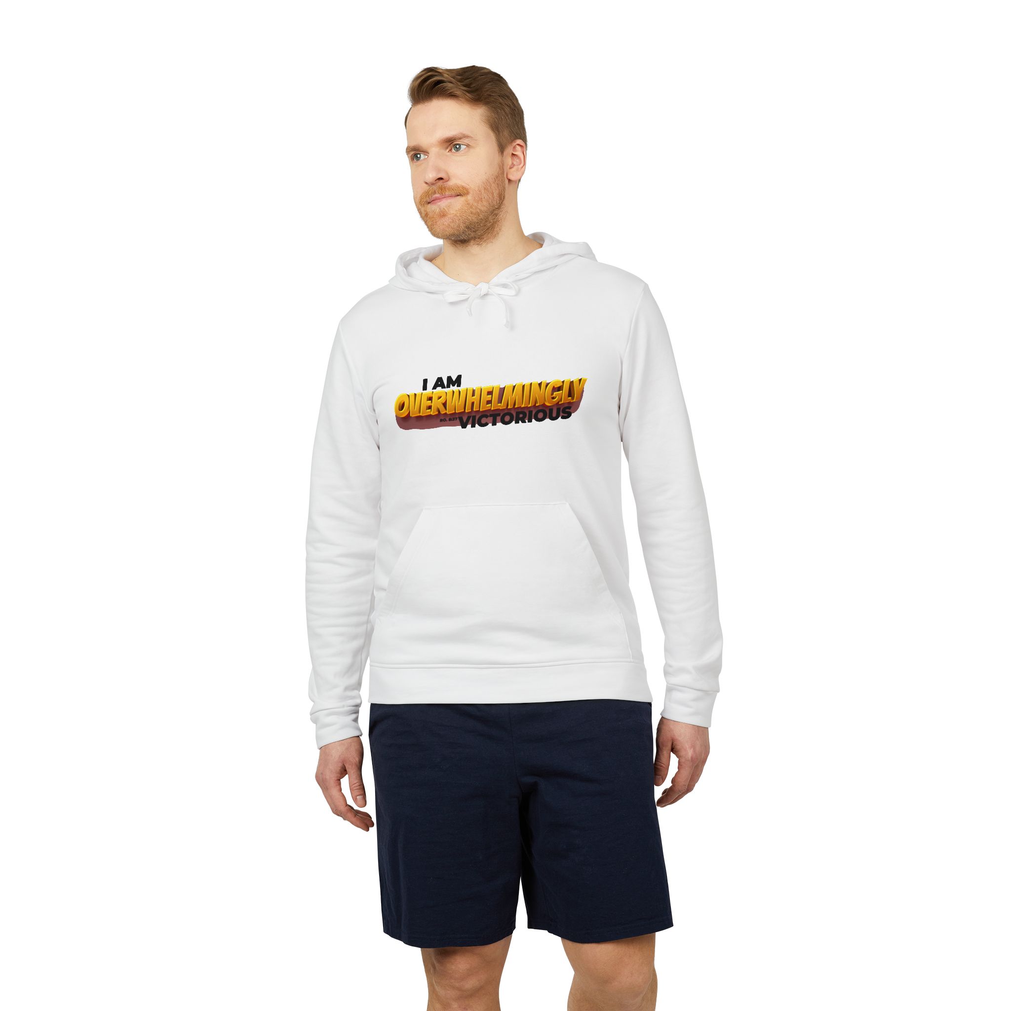 Unisex Hoodie – I am Overwhelmingly Victorious (Romans 8:37) - Image 8