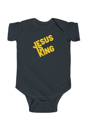 Jesus is King - Infant Bodysuit - Christian Baby Apparel