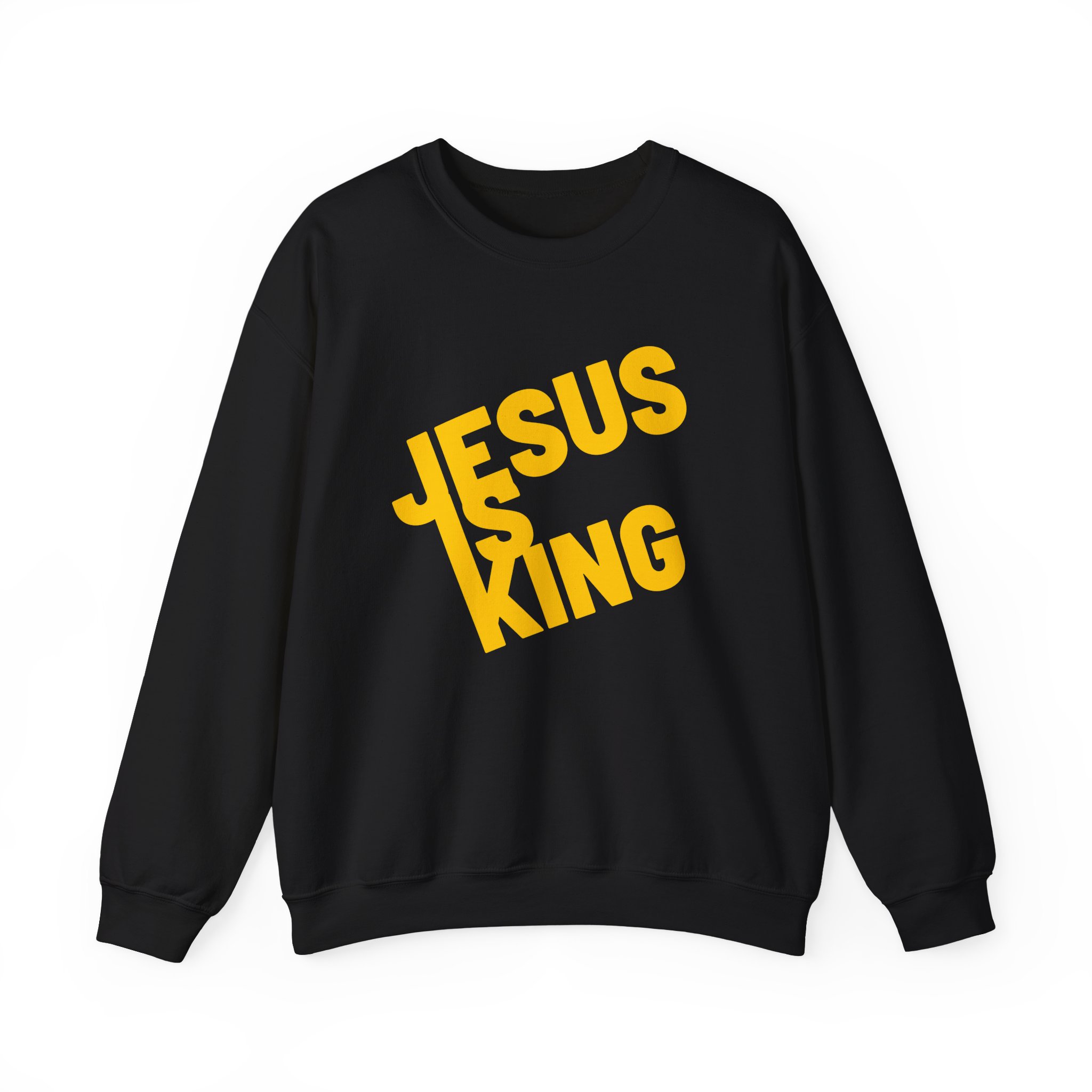 Jesus is King - Sweatshirt - Christian Apparel, Unisex Heavy Blend - Image 16