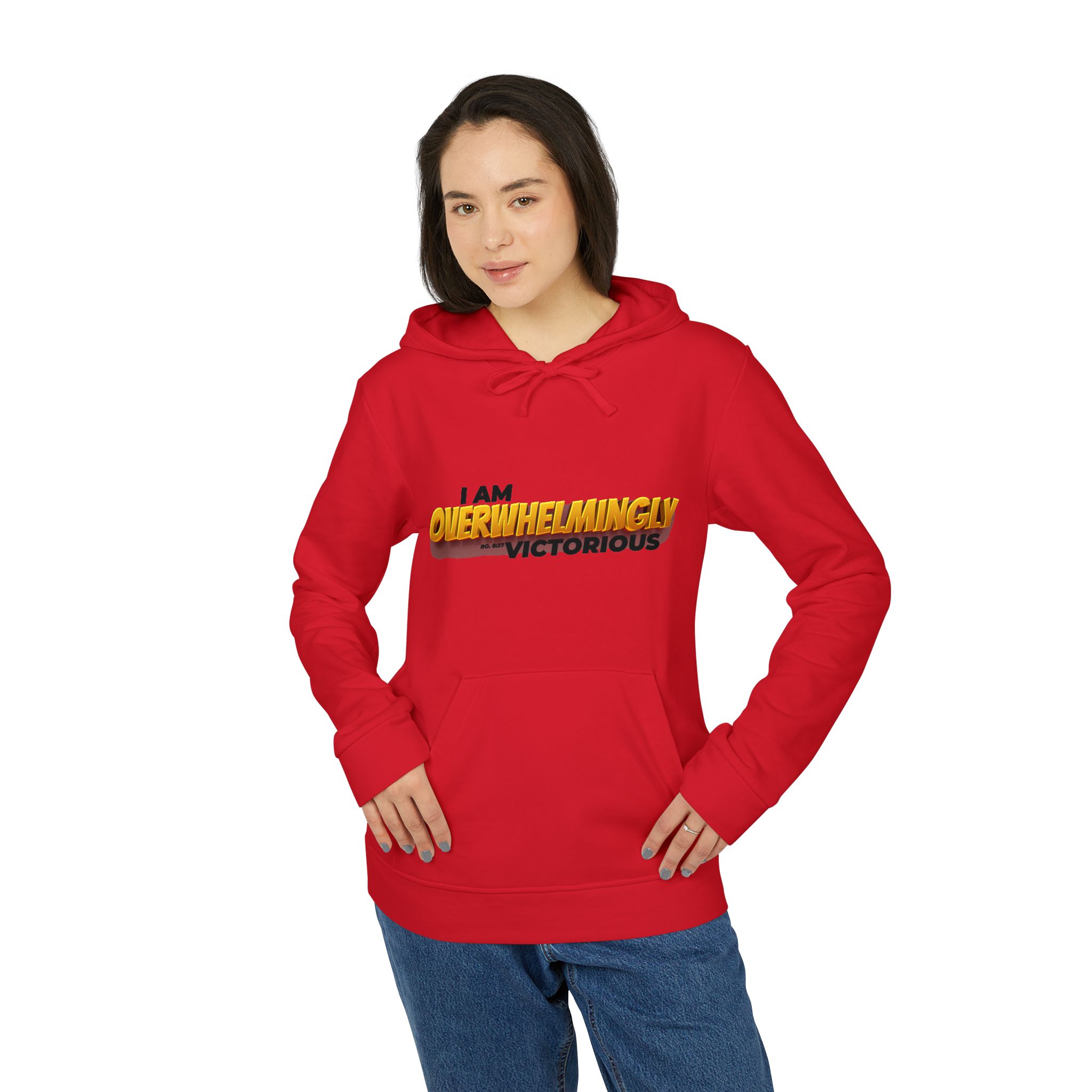 Unisex Hoodie – I am Overwhelmingly Victorious (Romans 8:37) - Image 11