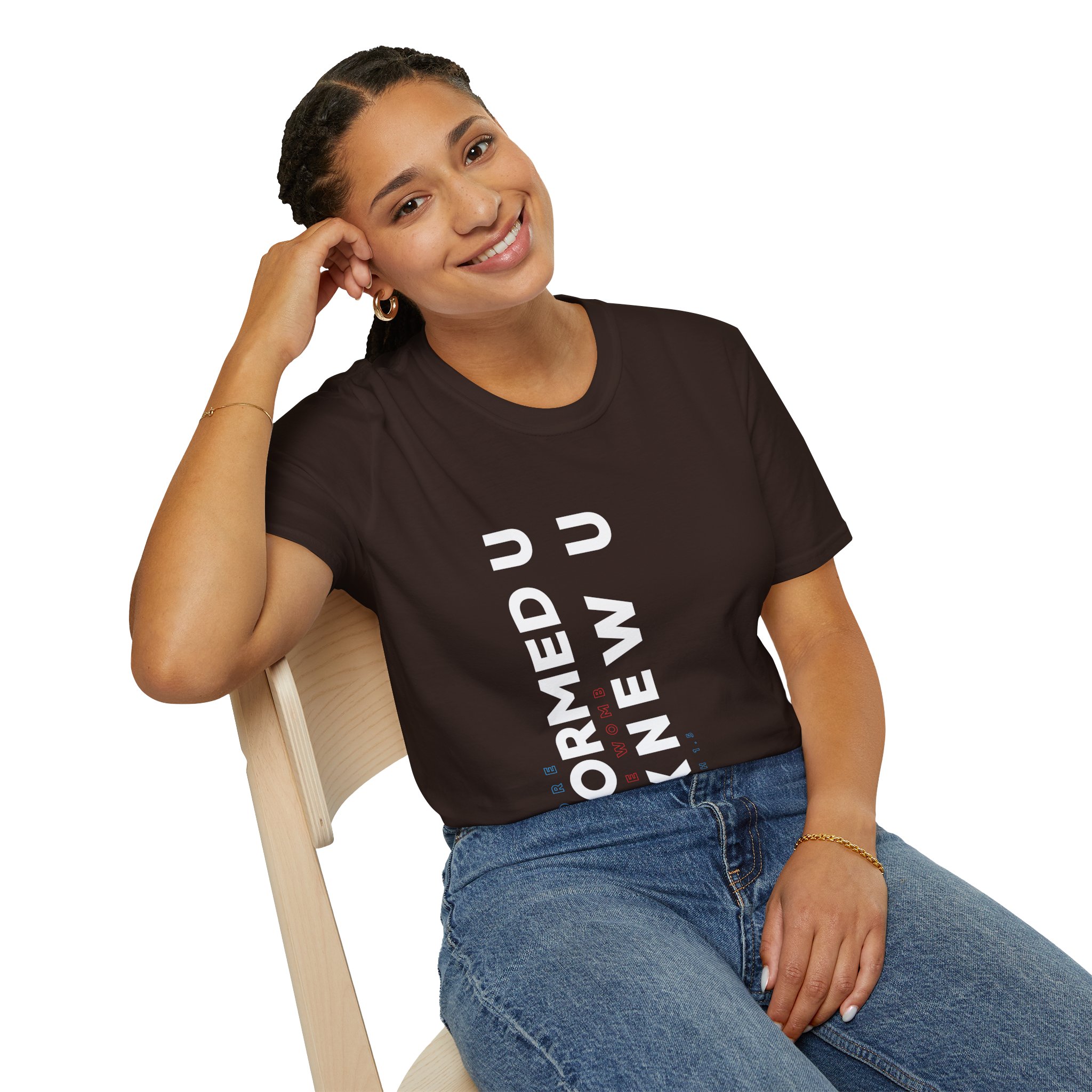 I Formed U, I Knew U-Unisex Christian Softstyle Tee - Image 10