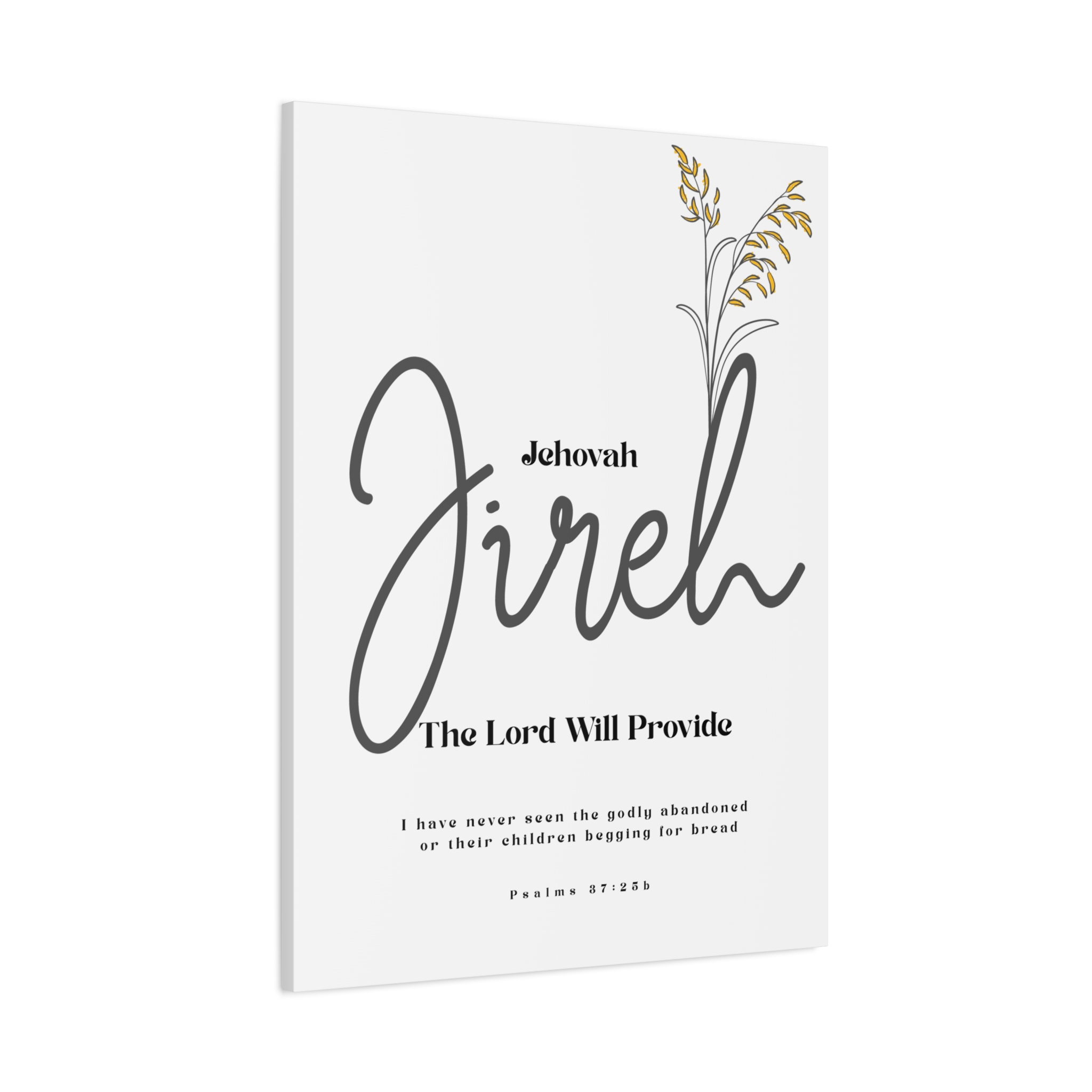 Jehovah Jireh Canvas - Minimalist 'The Lord Will Provide' Wall Art, Ready to Hang - Image 18