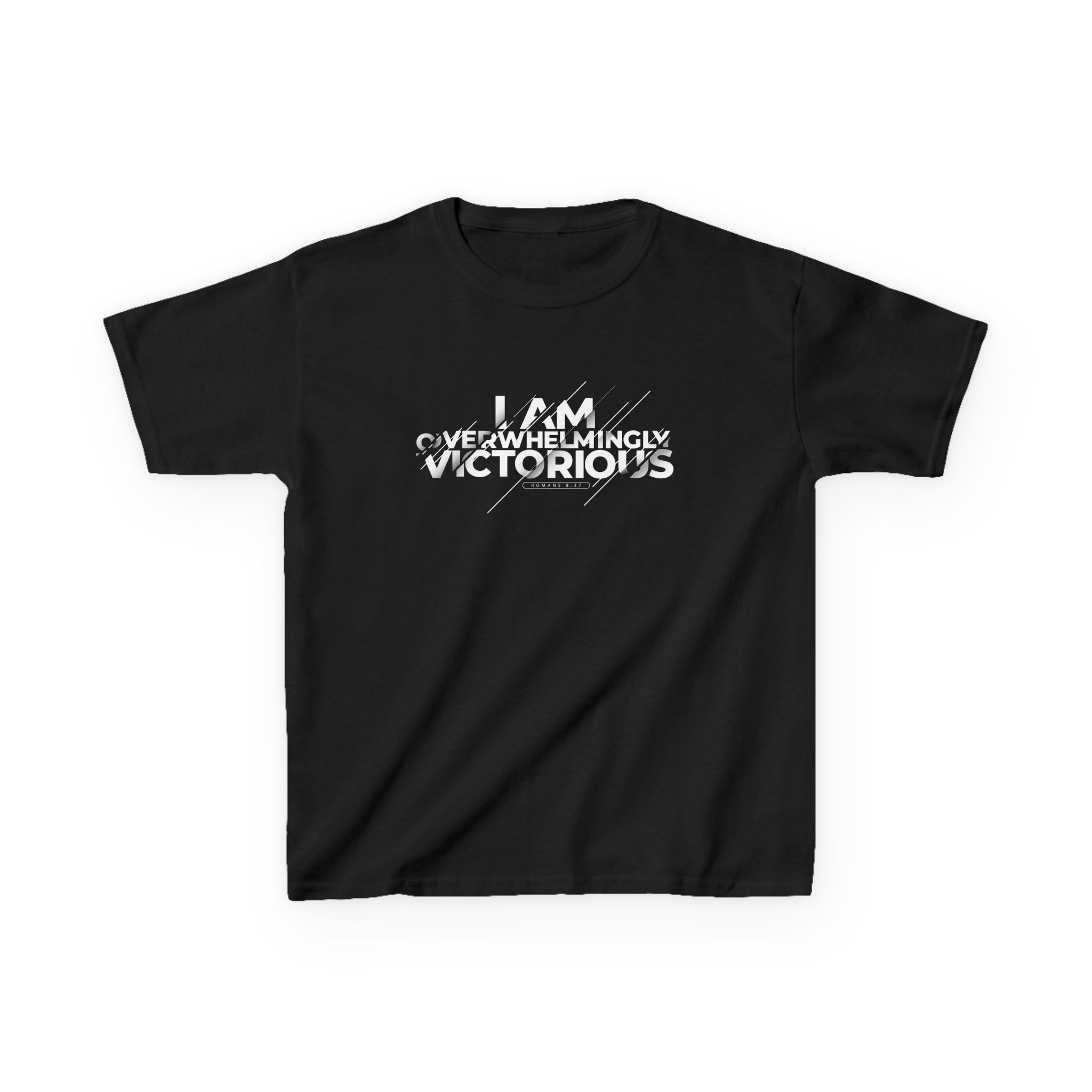 Kids Tee: I Am Overwhelmingly Victorious – Inspirational & Durable