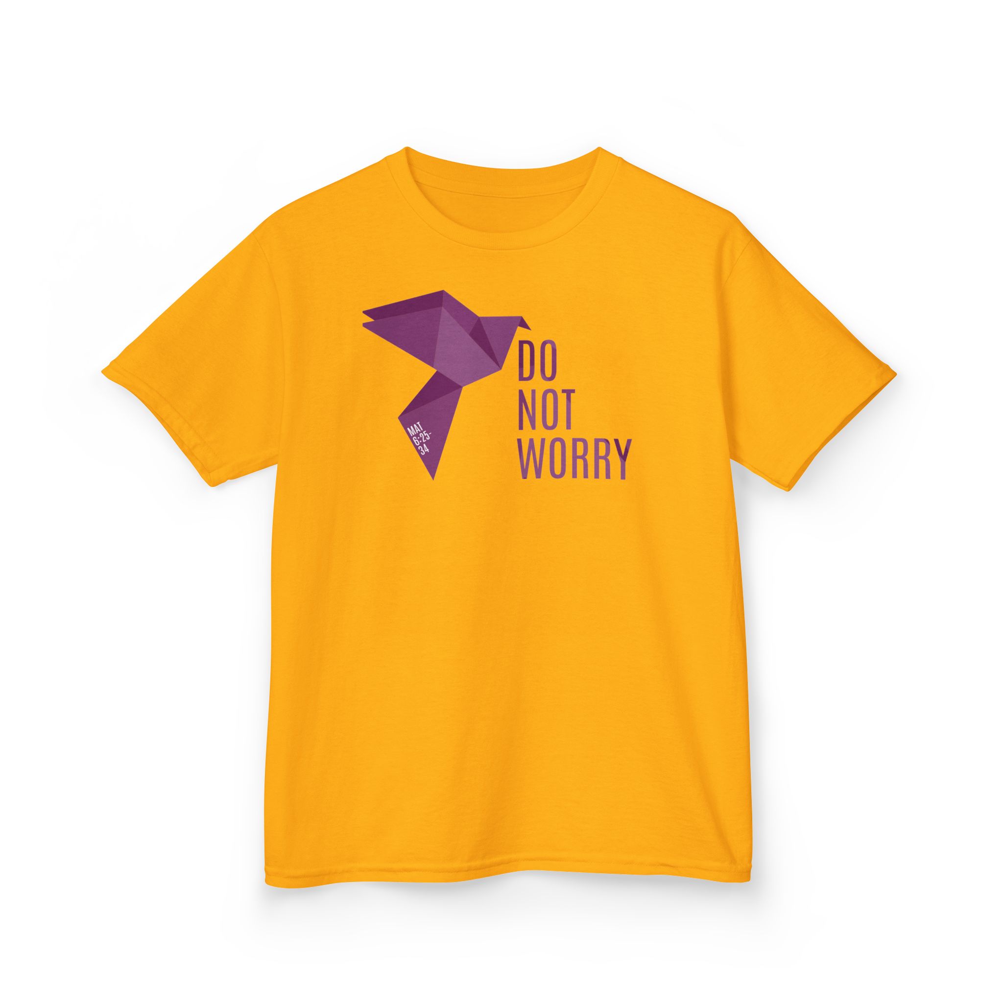 Kids Tee: Do Not Worry – Soft, Durable & Faith-Inspired Design - Image 11